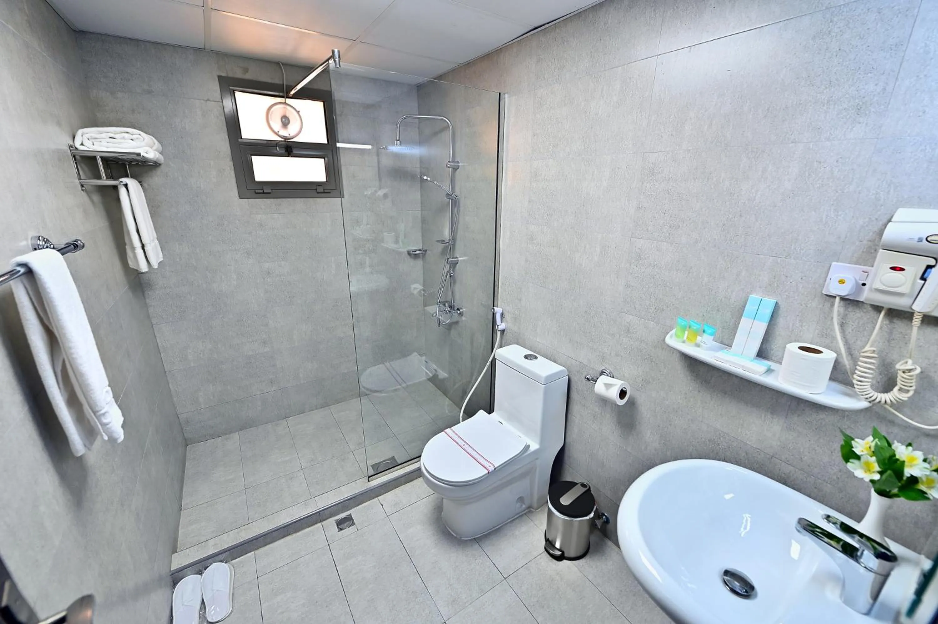 Shower in Ewan Ajman Suites Hotel