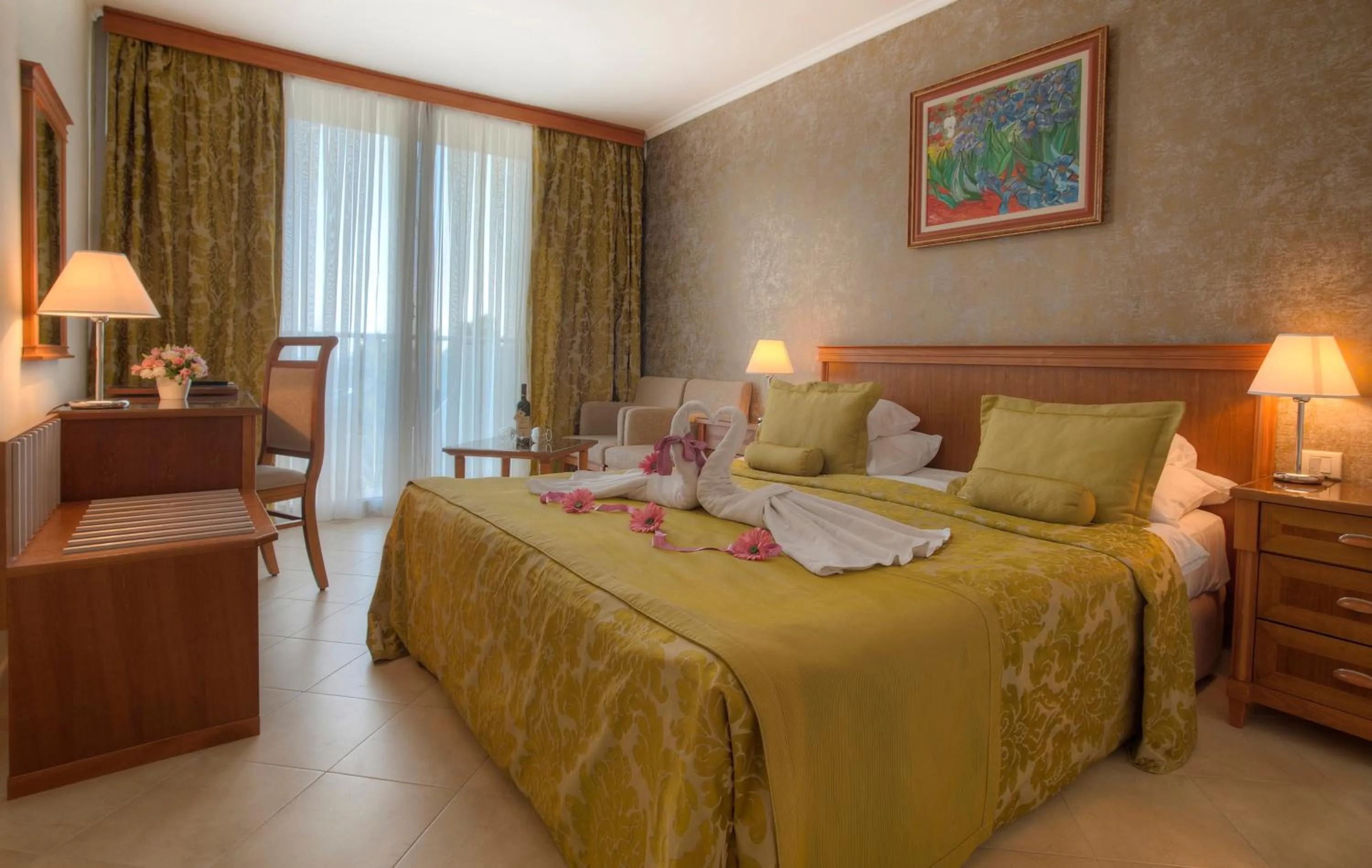 Photo of the whole room, Bed in Mediteran Hotel & Resort