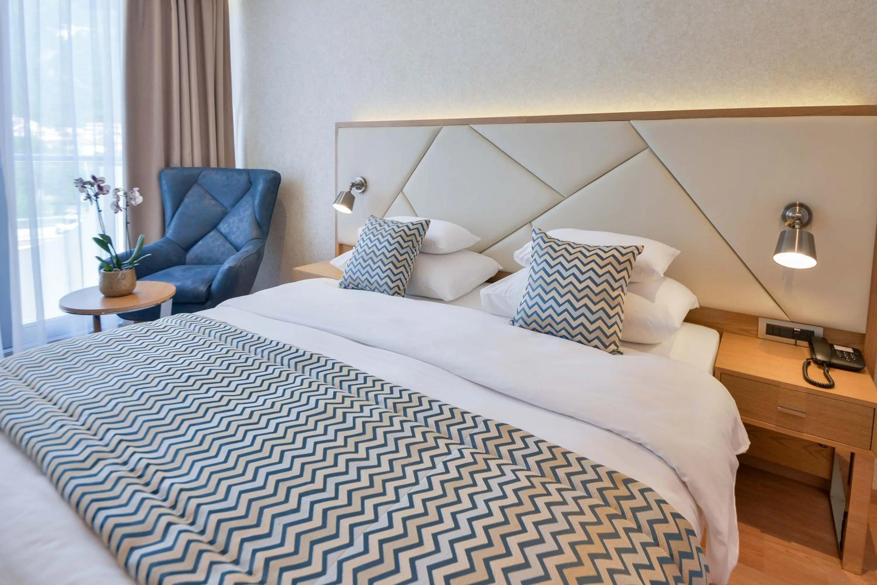 Photo of the whole room, Bed in Mediteran Hotel & Resort