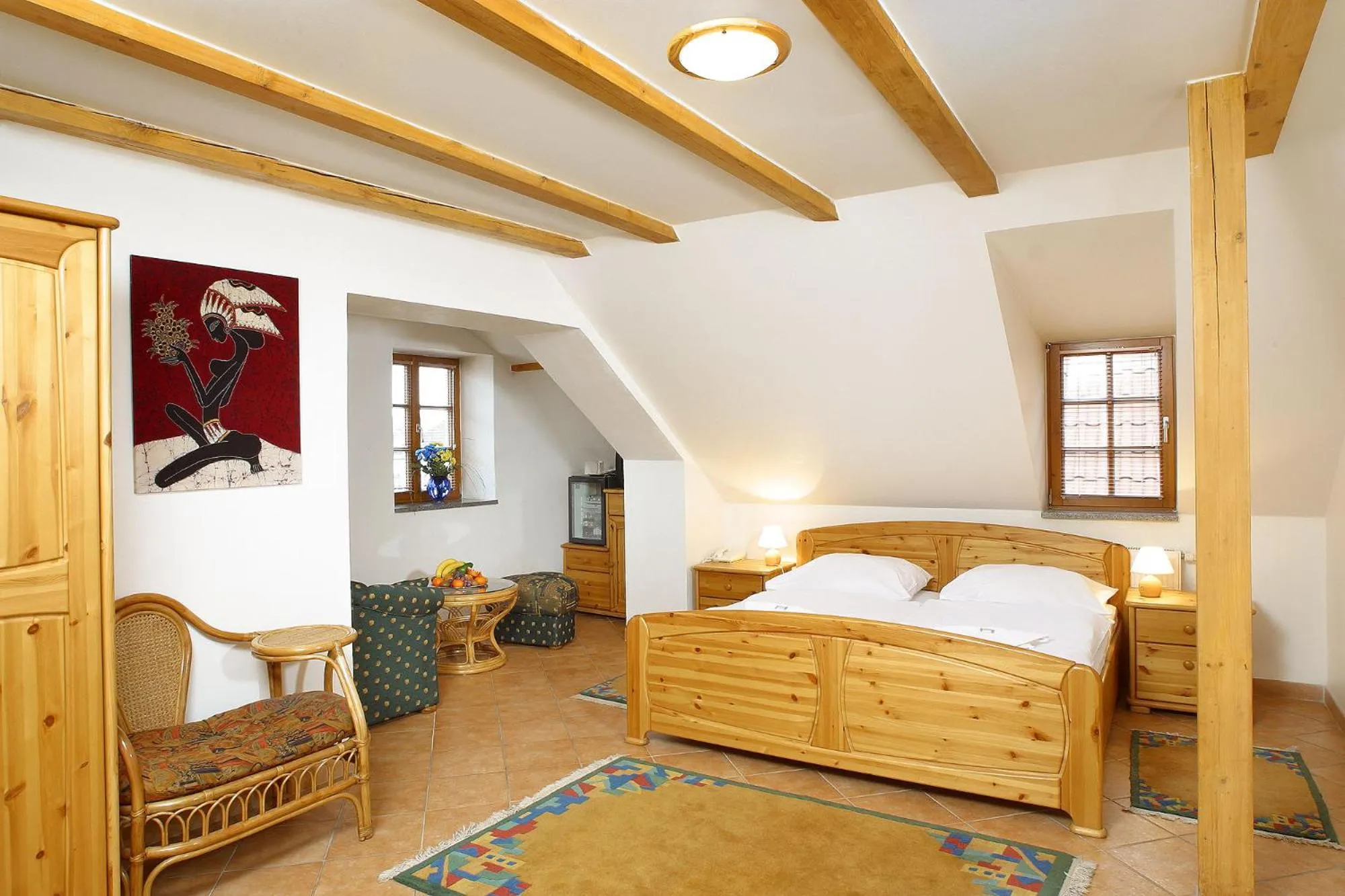 Bed in Hotel Zlaty Andel