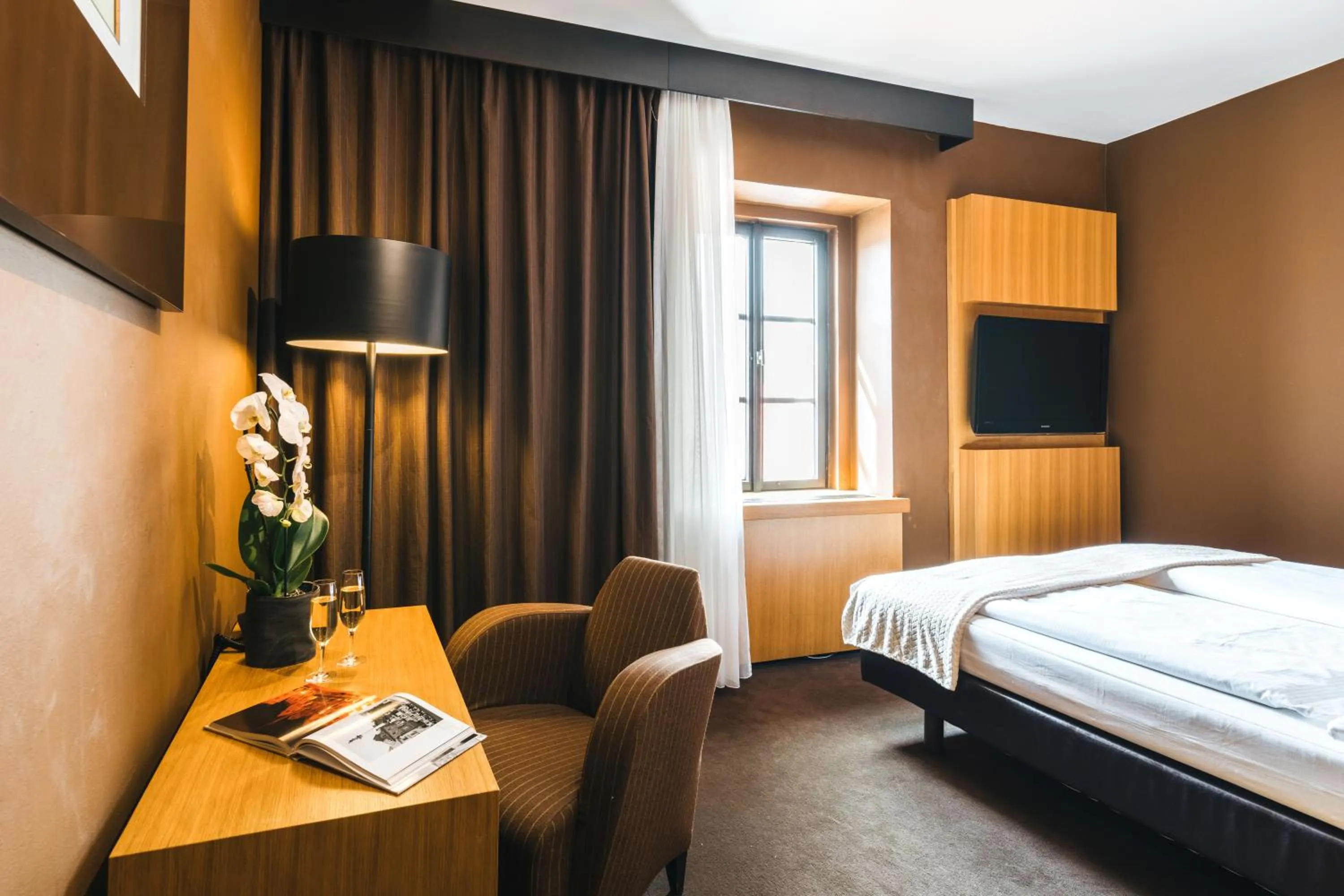 Bed in Hotel Zlaty Andel