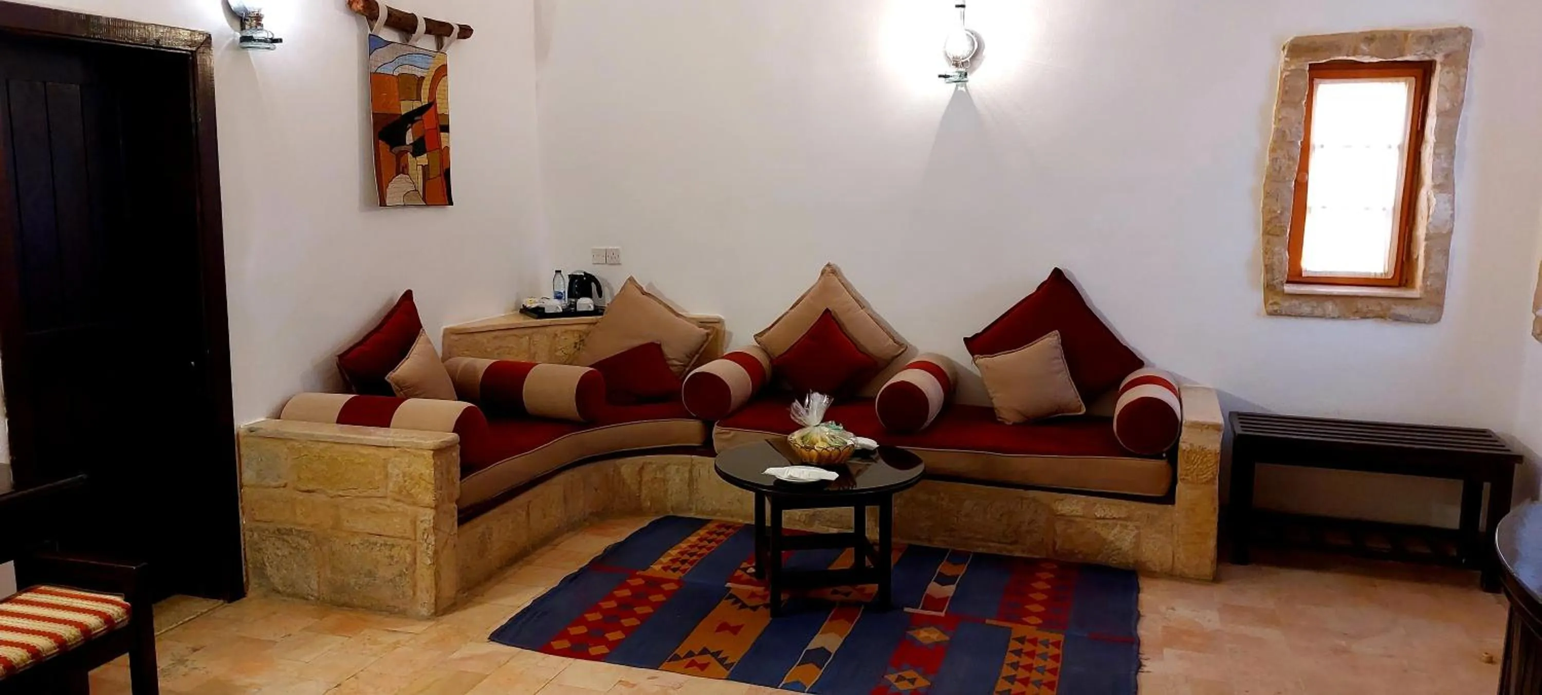Seating area in Hayat Zaman Hotel And Resort Petra