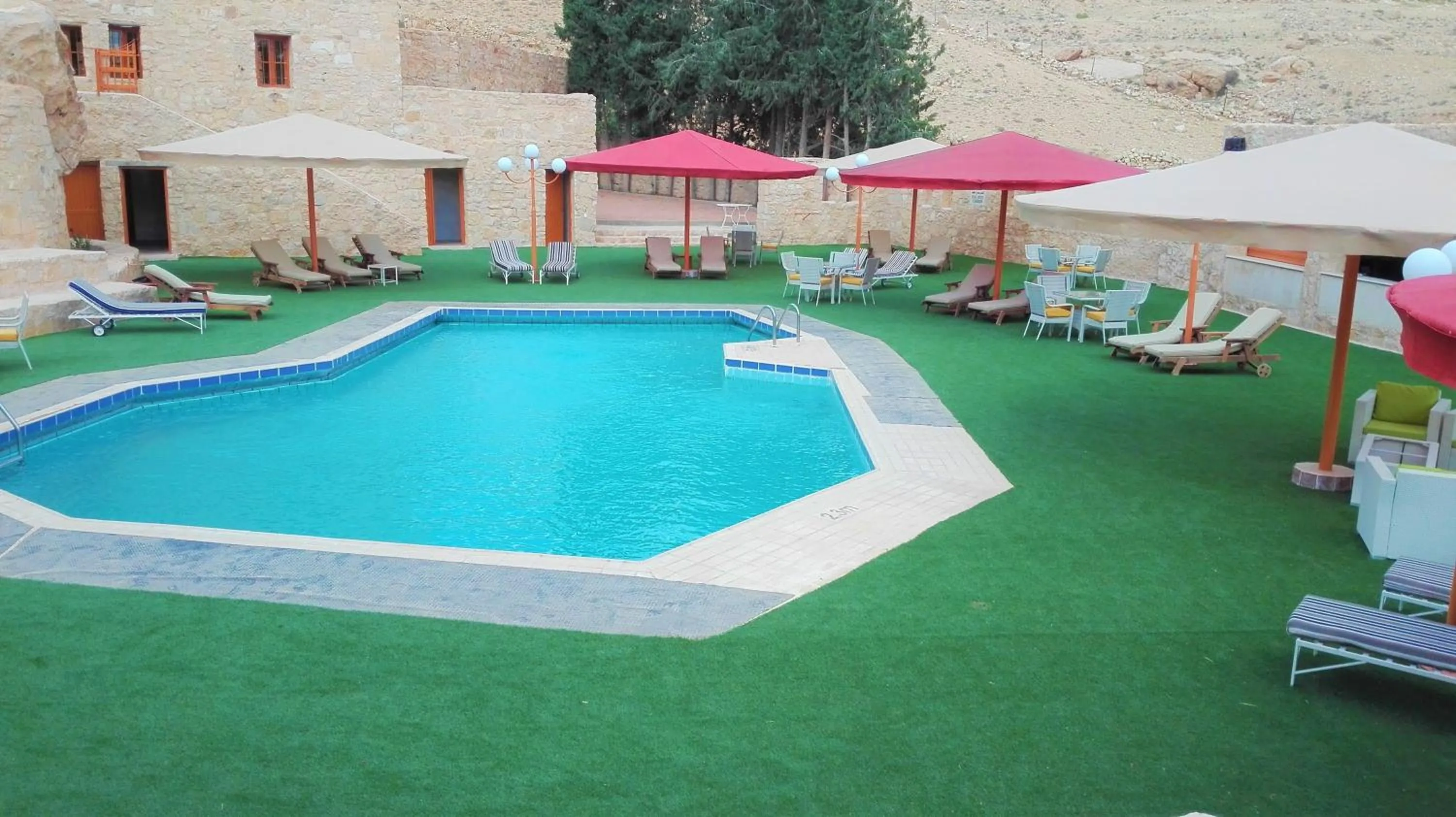 Swimming pool in Hayat Zaman Hotel And Resort Petra