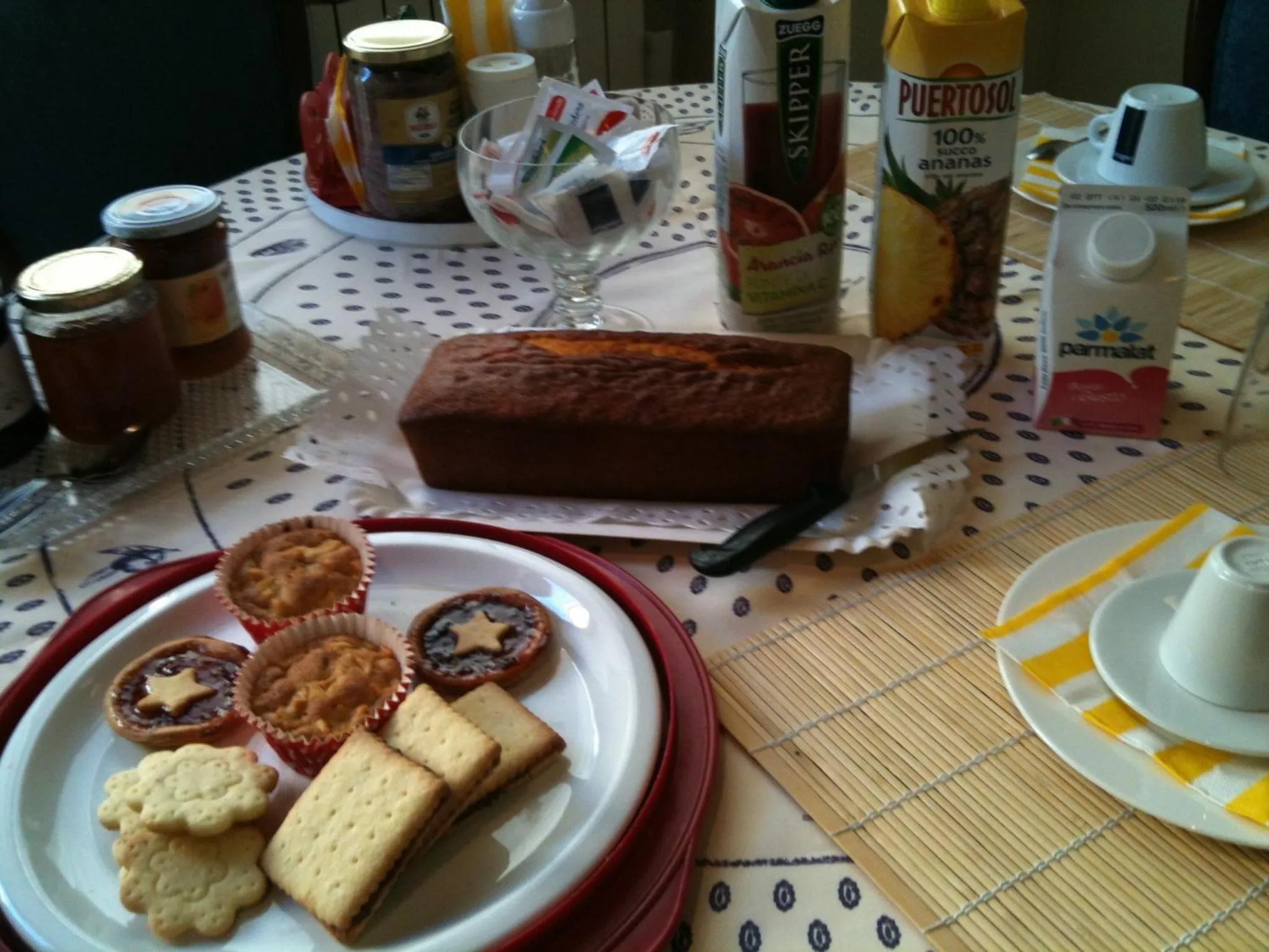 Italian breakfast, Breakfast in B&B Cittadella