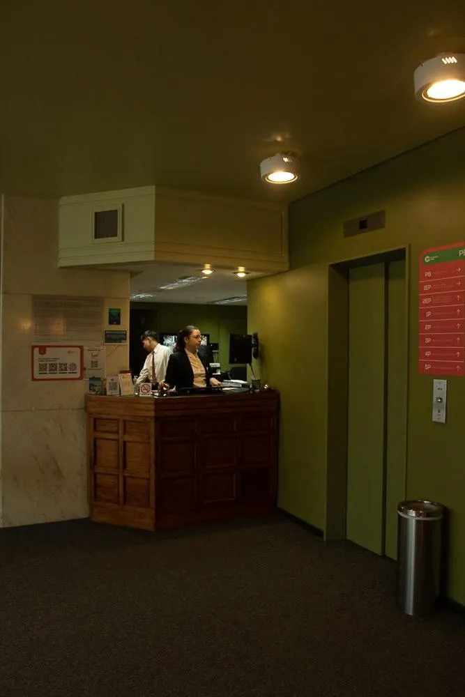 Lobby or reception in Comodoro Hotel