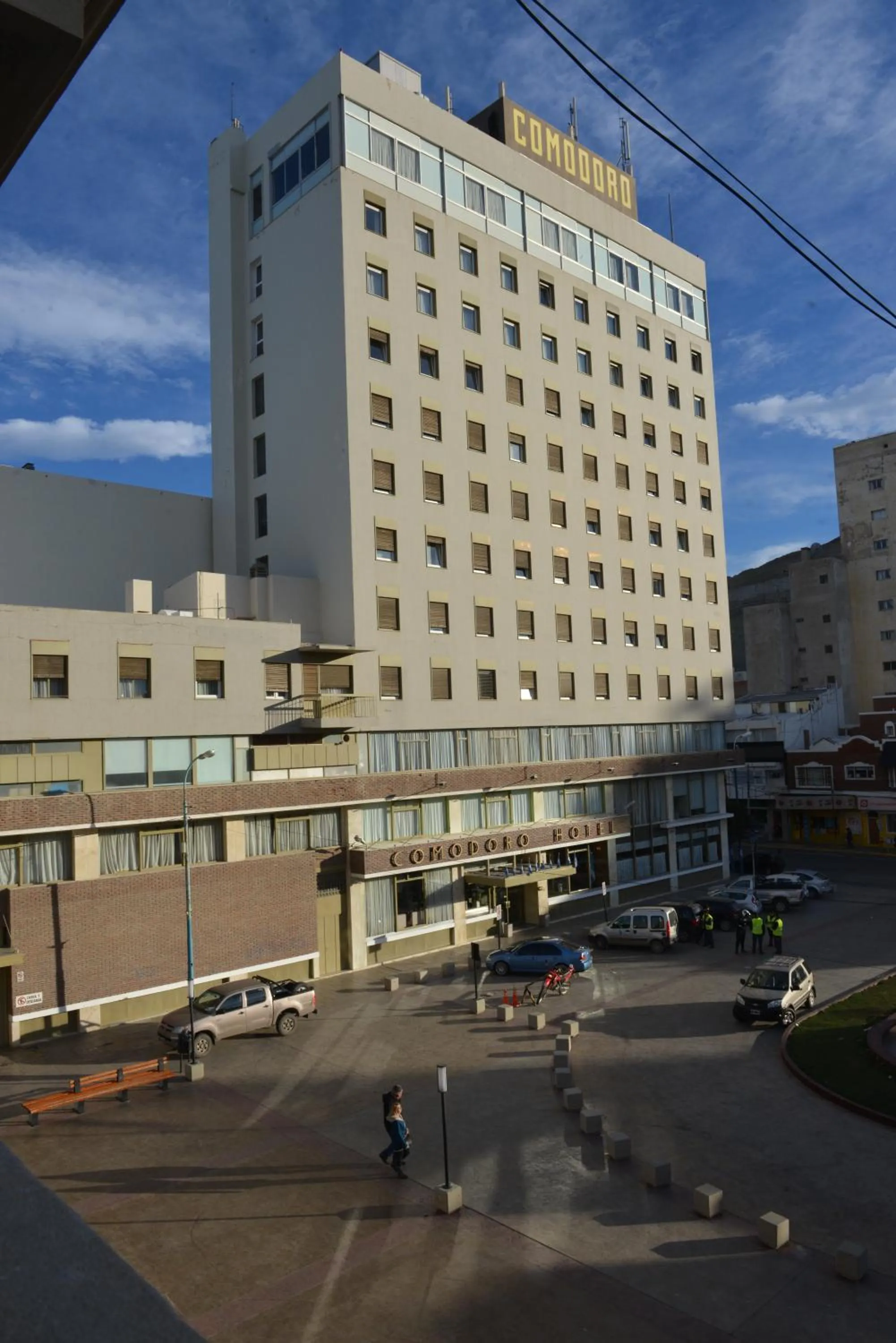 Facade/entrance in Comodoro Hotel