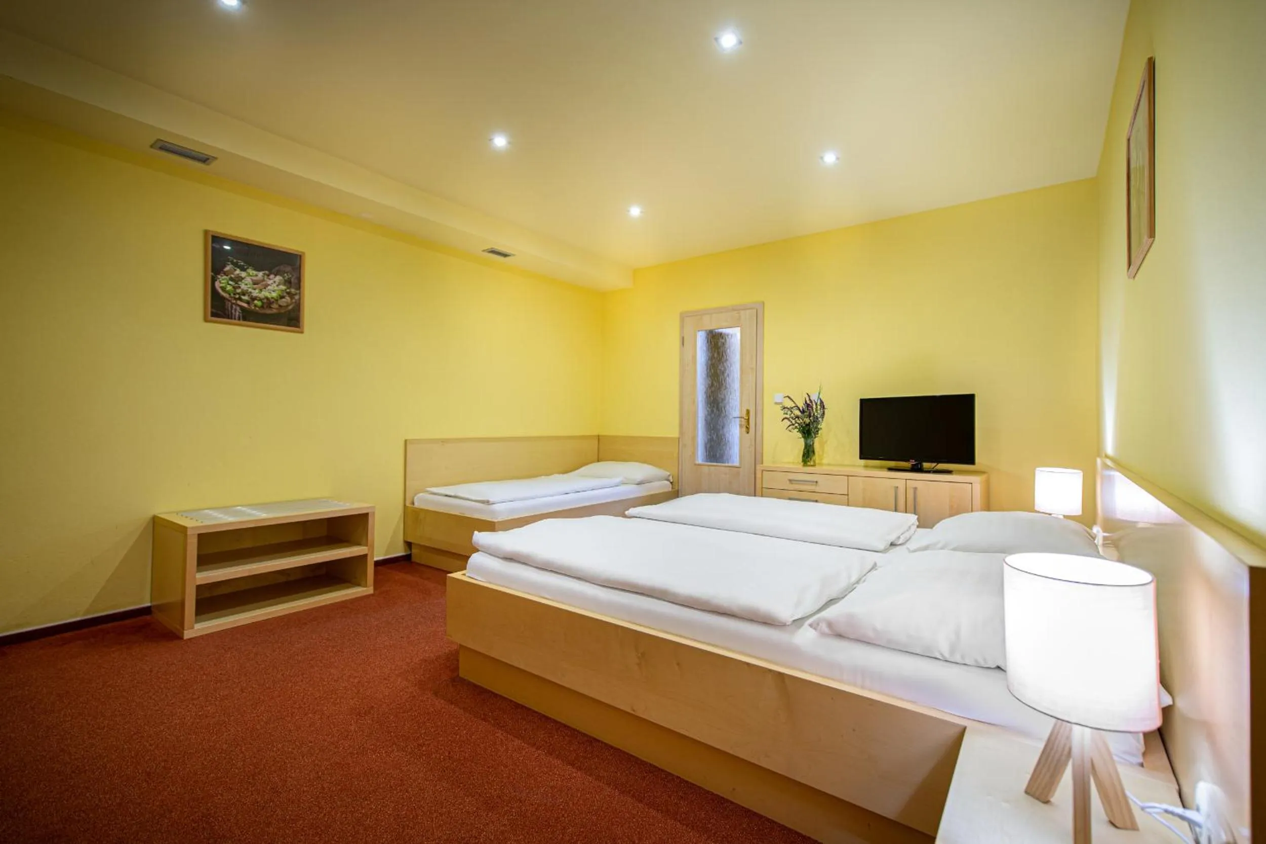 Bed in Hotel SKANZEN