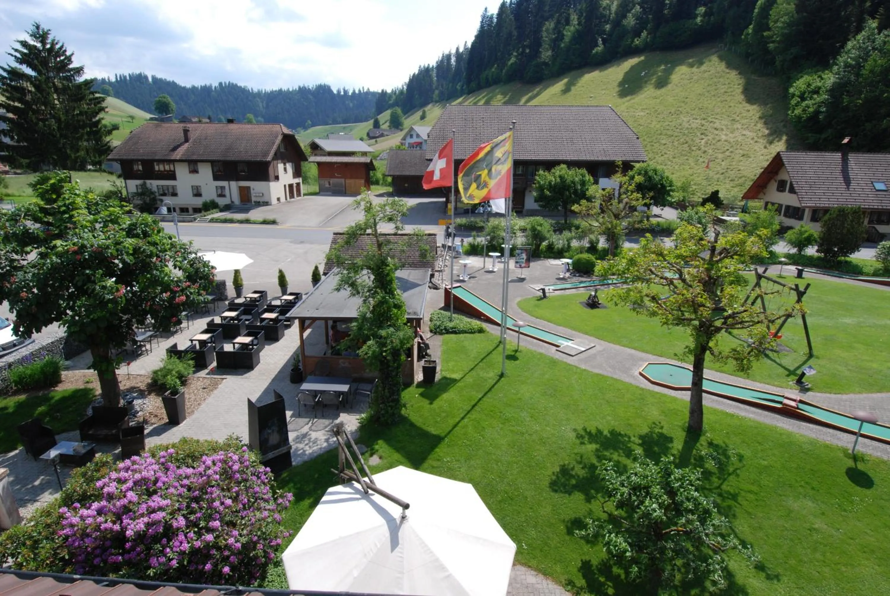 Garden view in Hirschen Eggiwil