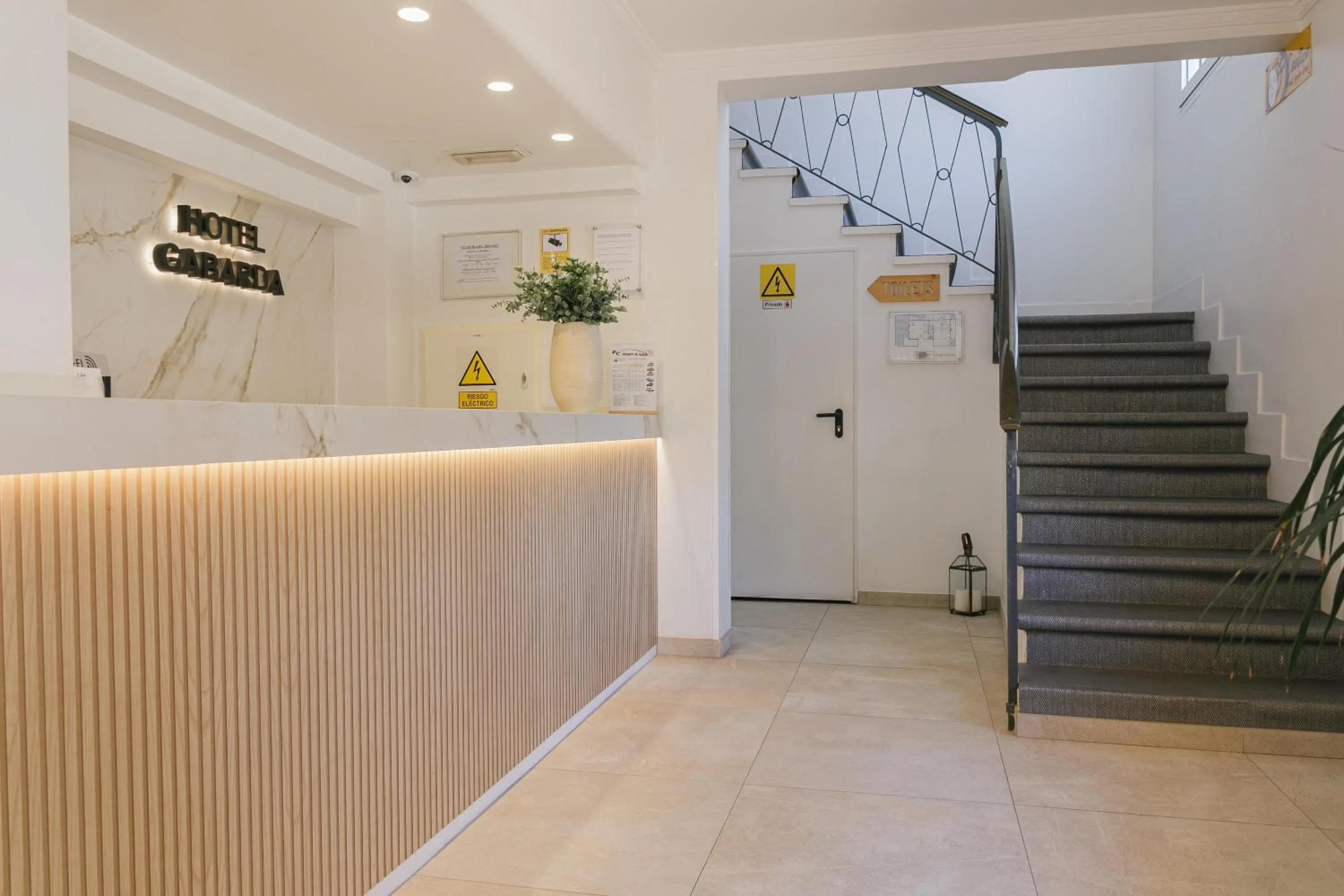 Lobby or reception in Hotel Gabarda