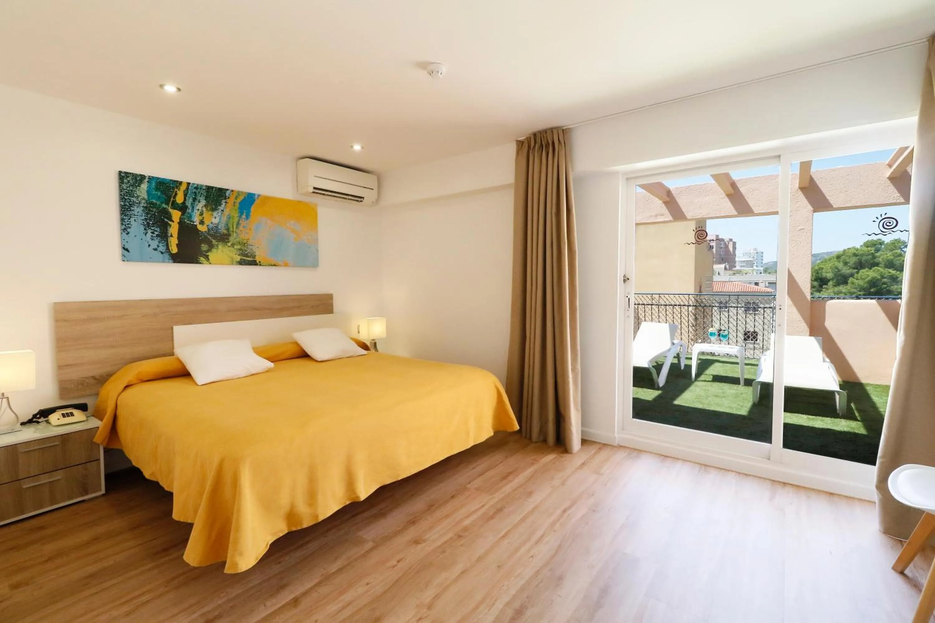 Bed in Hotel Gabarda