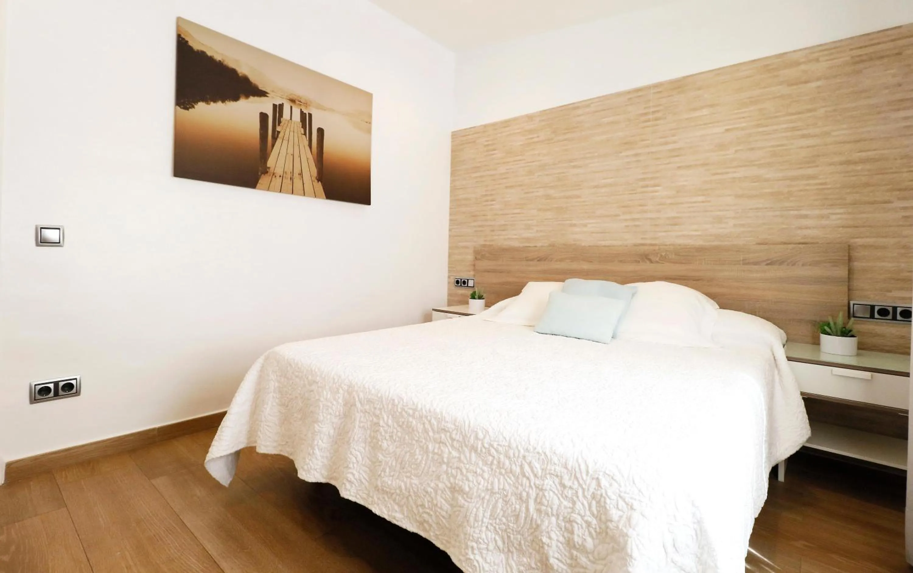 Bed in Naika Studios & Apartments