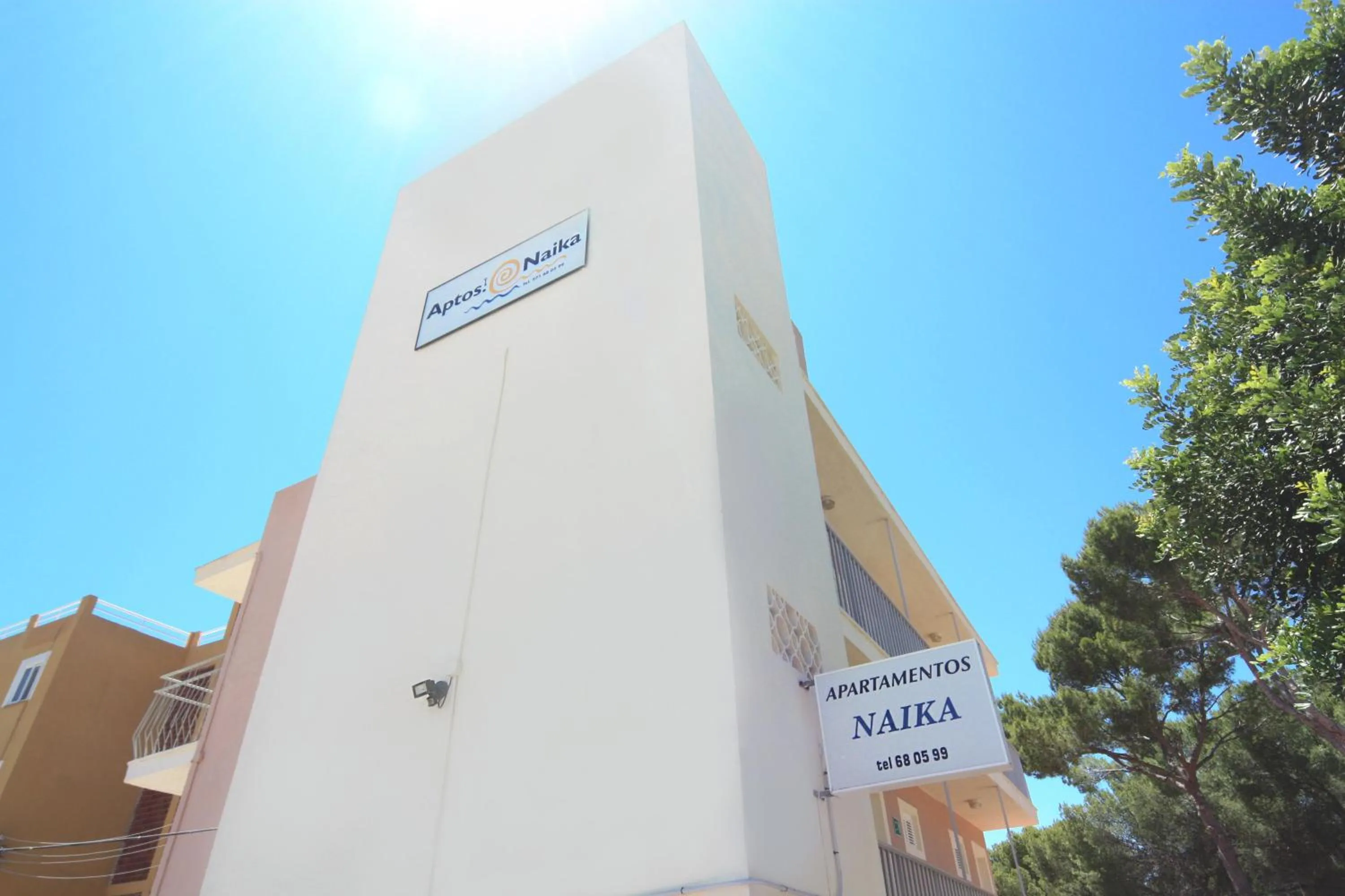 Property building in Naika Studios & Apartments