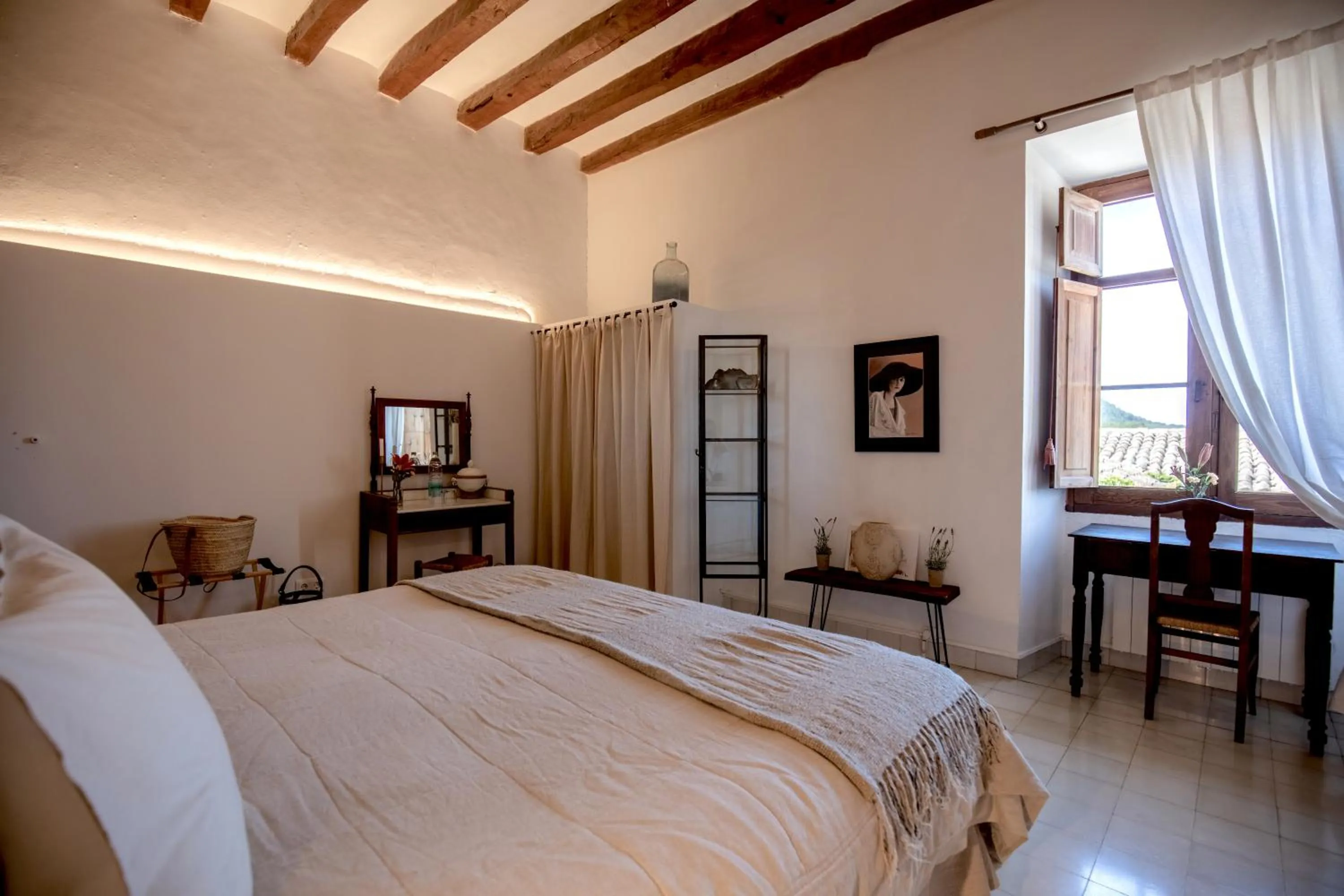 Bed in Agroturismo Son Boronat