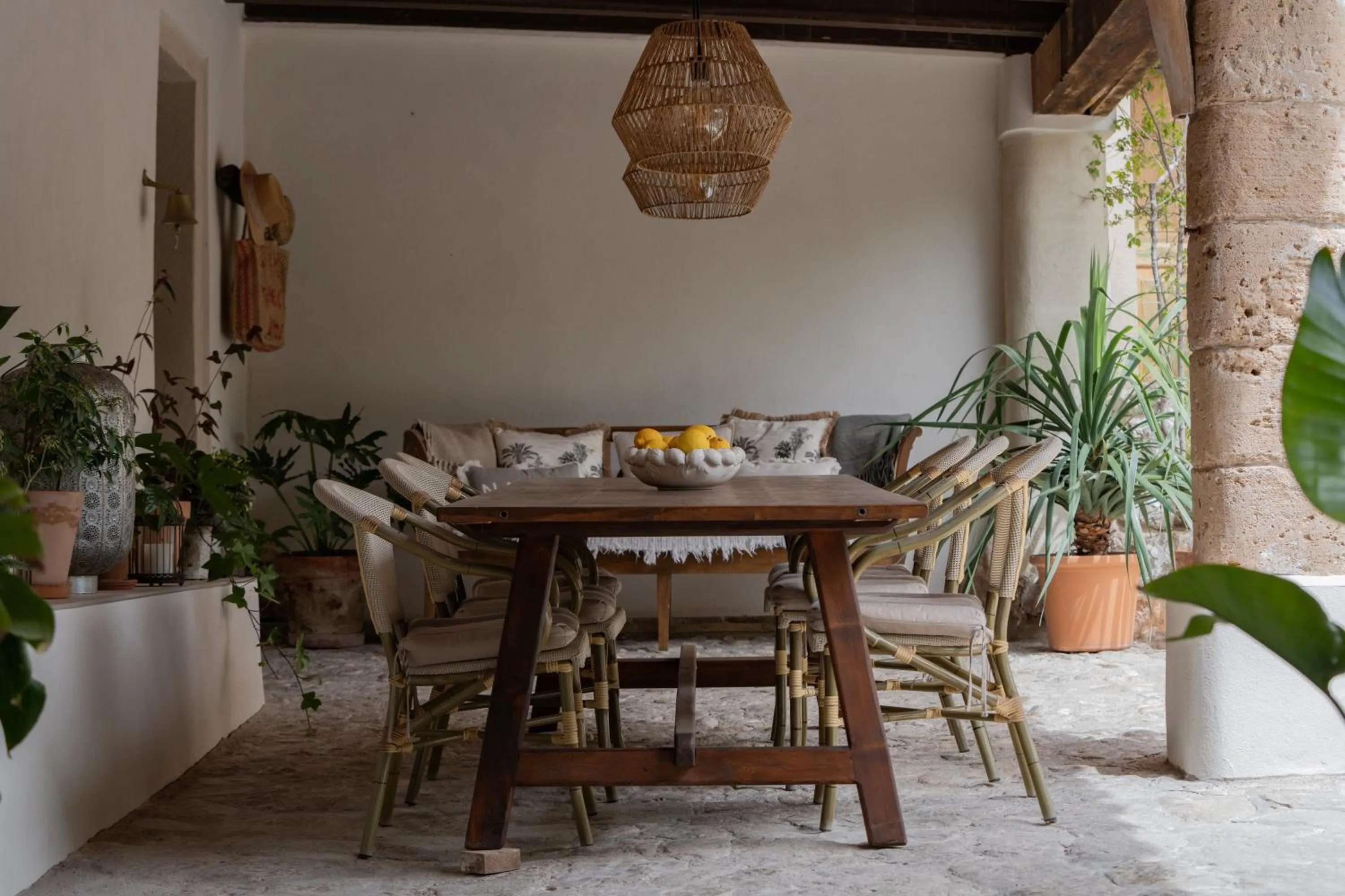 Seating area in Agroturismo Son Boronat