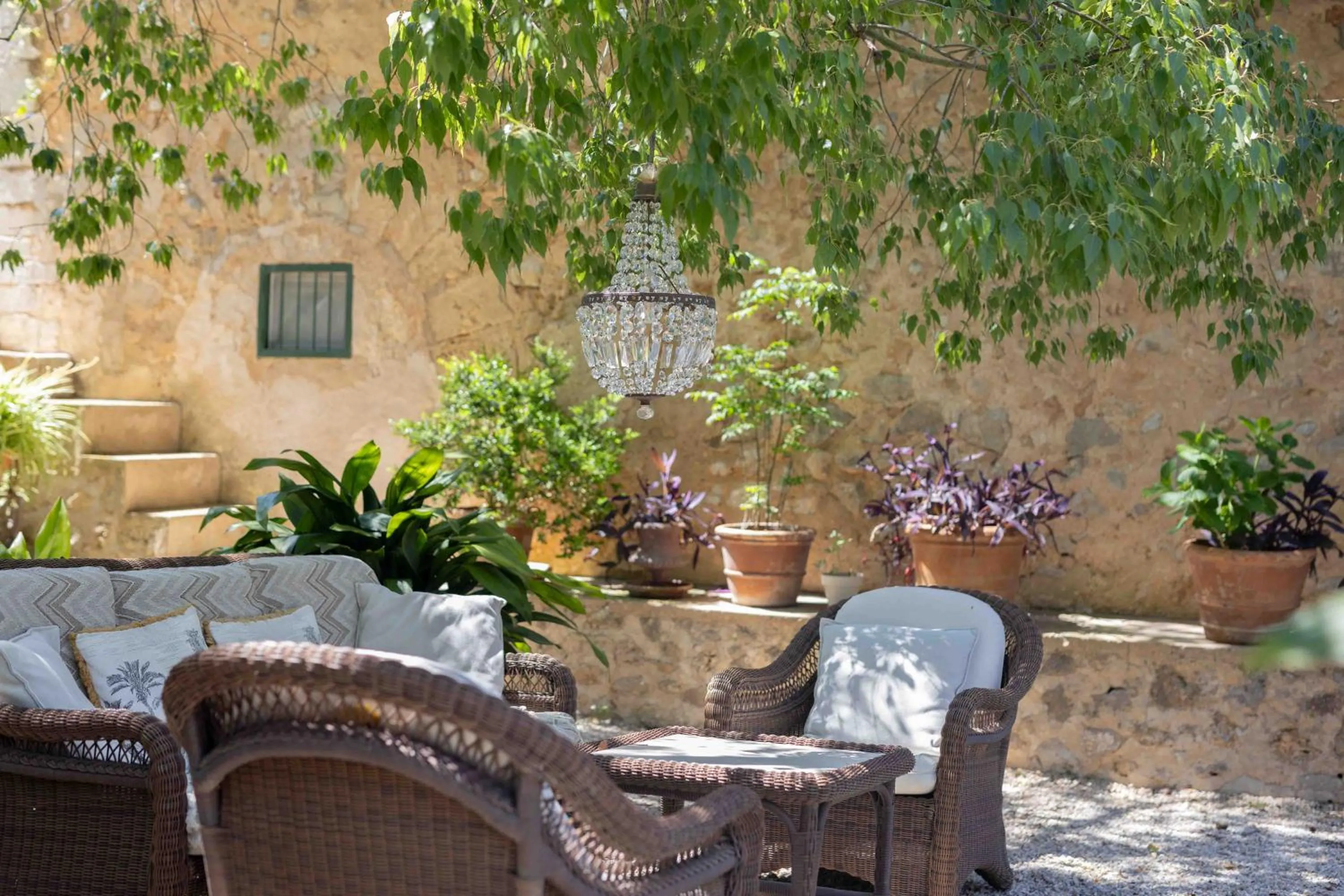 Patio in Agroturismo Son Boronat