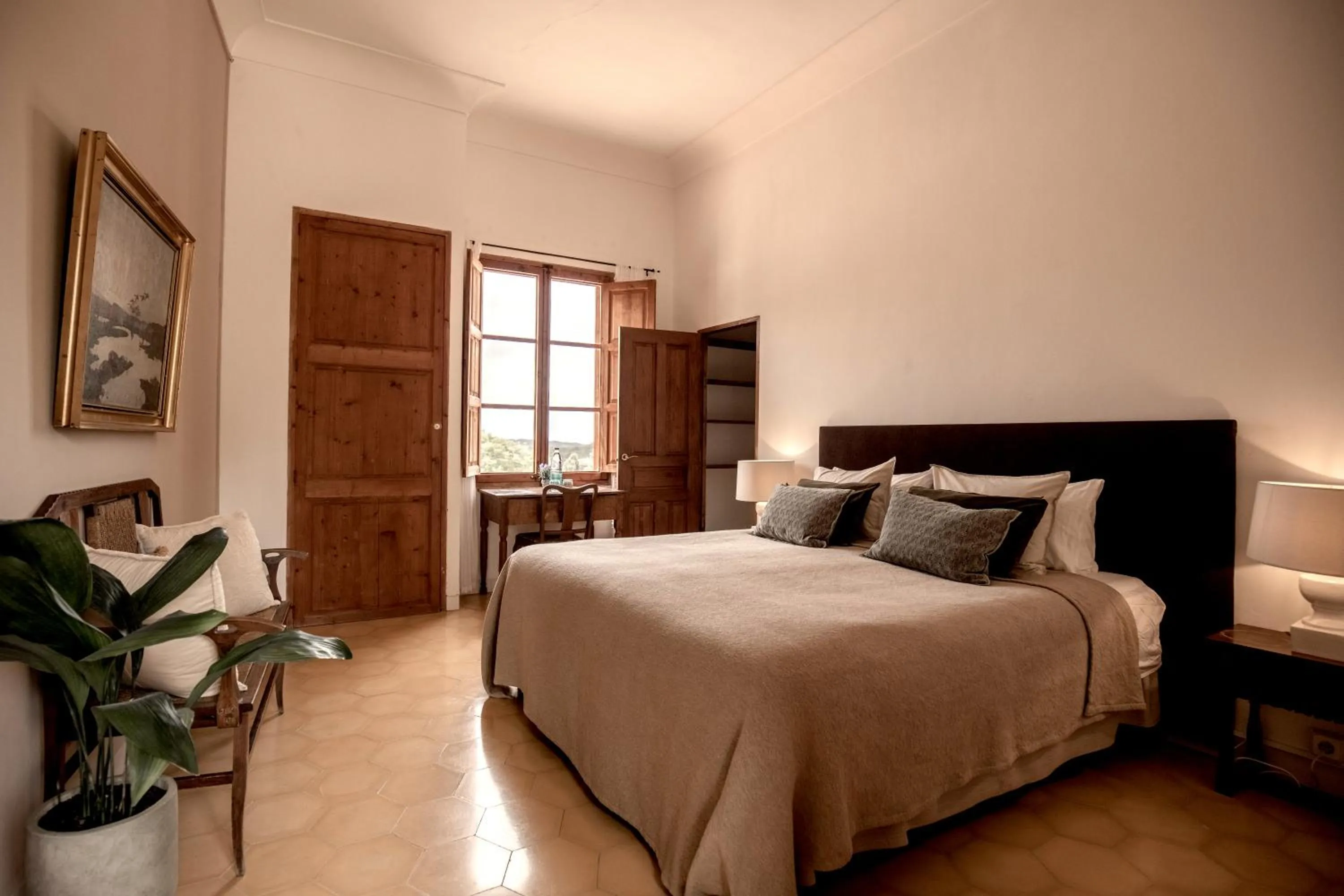 Bed in Agroturismo Son Boronat