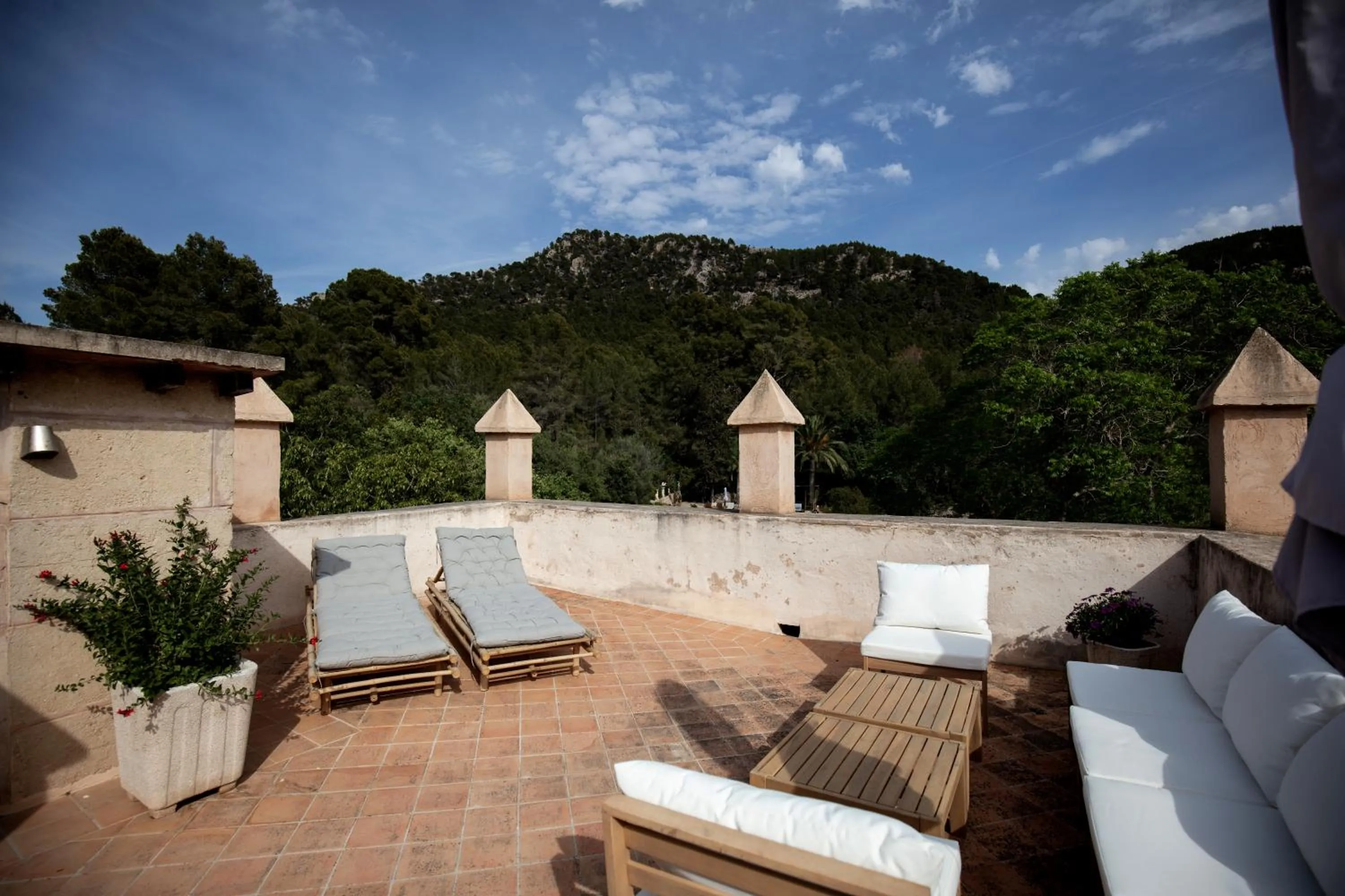 Balcony/Terrace in Agroturismo Son Boronat
