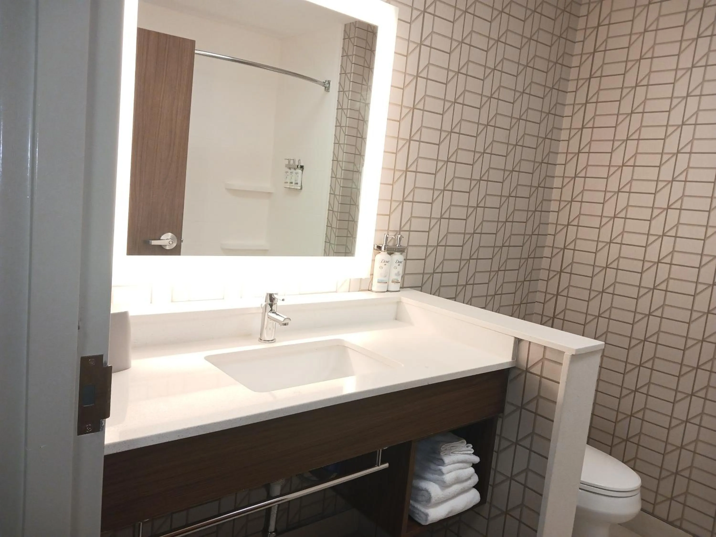 Toilet in Holiday Inn Express & Suites Gainesville - Lake Lanier Area by IHG