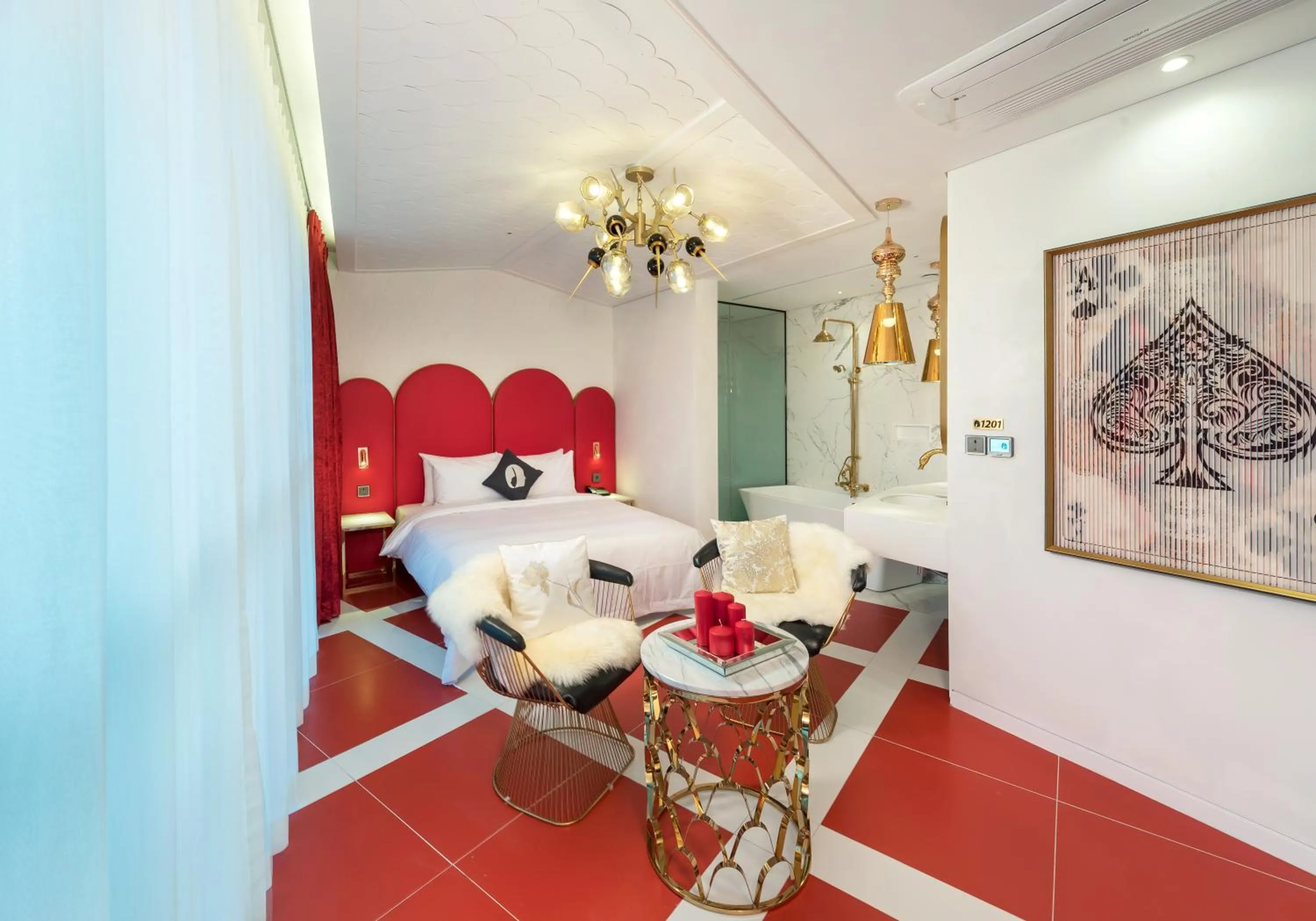 Bed in Hotel The Designers DDP