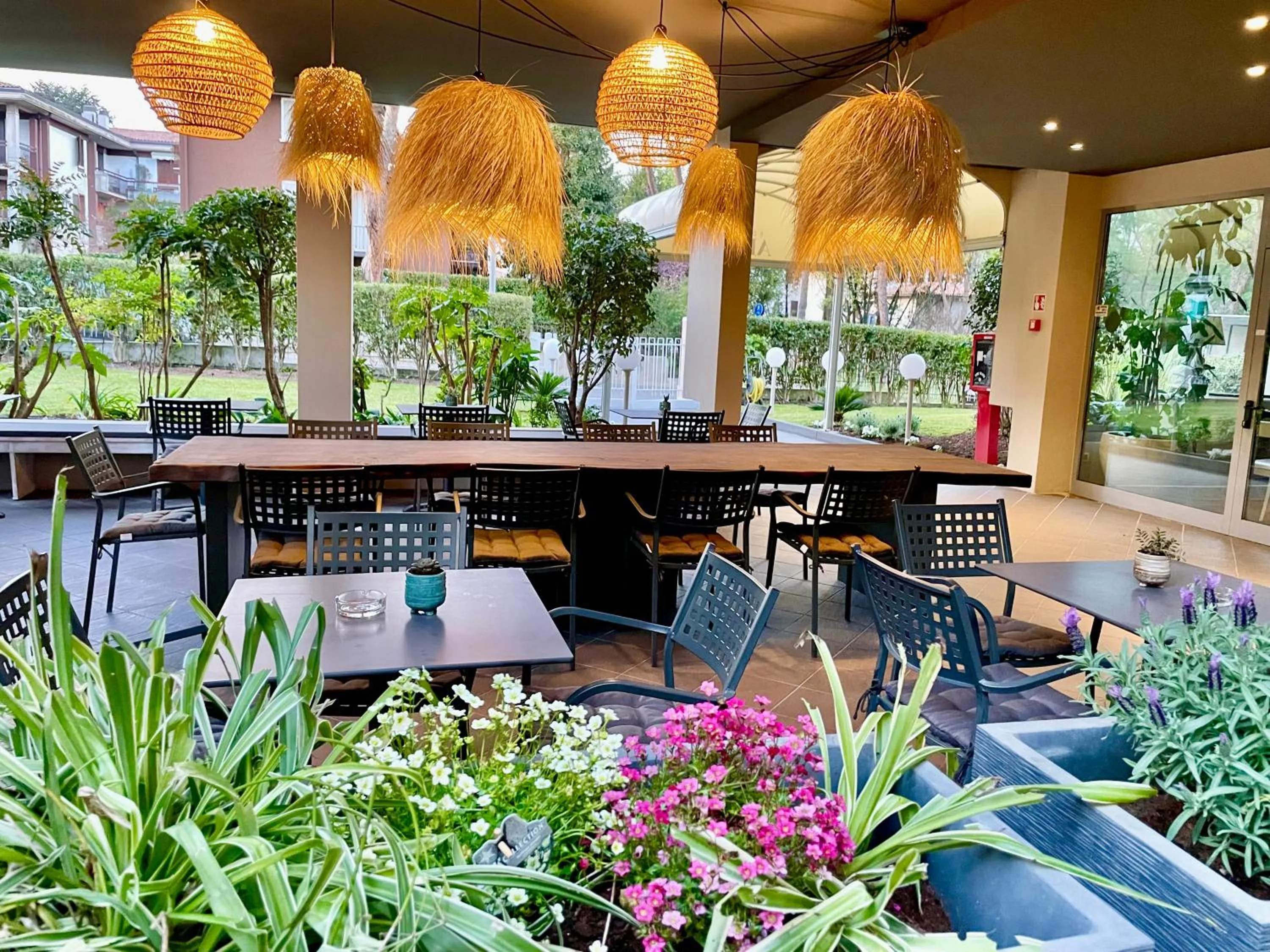 Garden in Hotel Alfieri