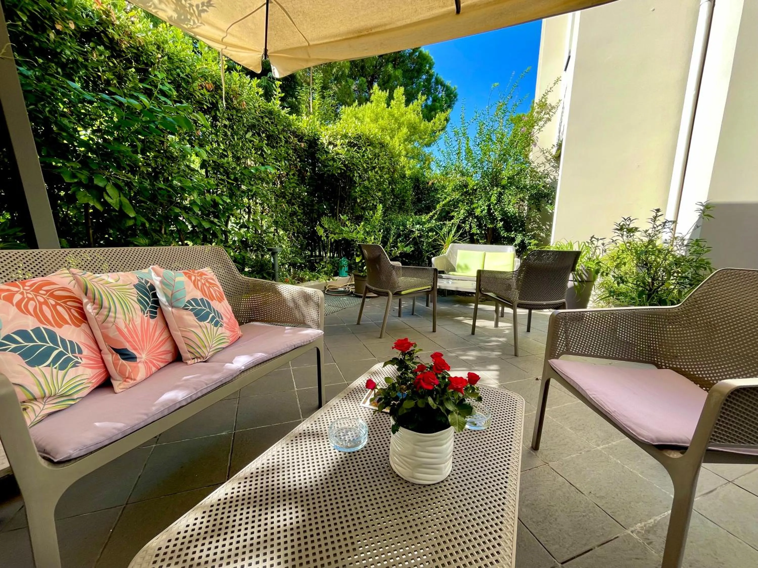 Garden in Hotel Alfieri