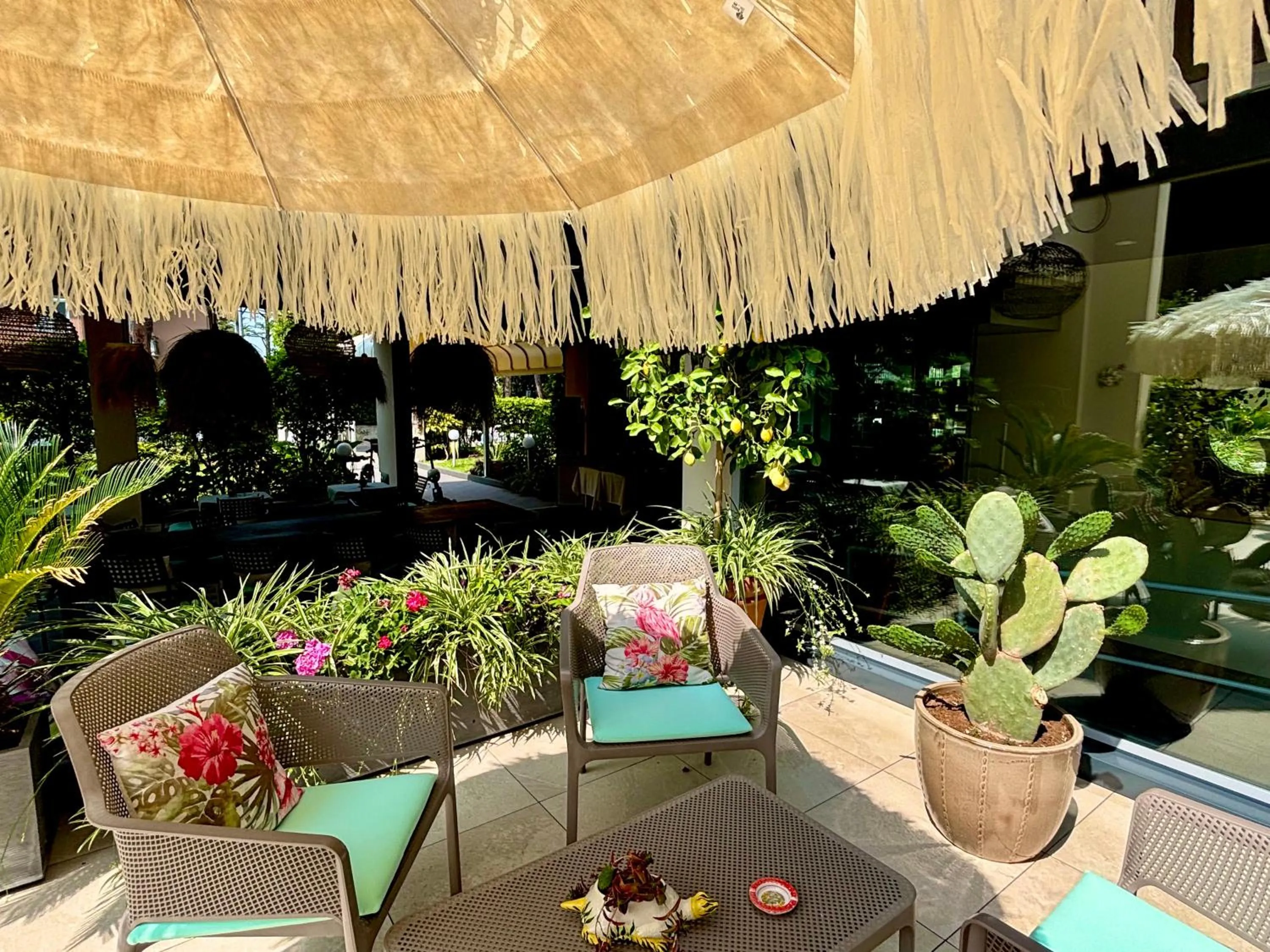 Garden in Hotel Alfieri