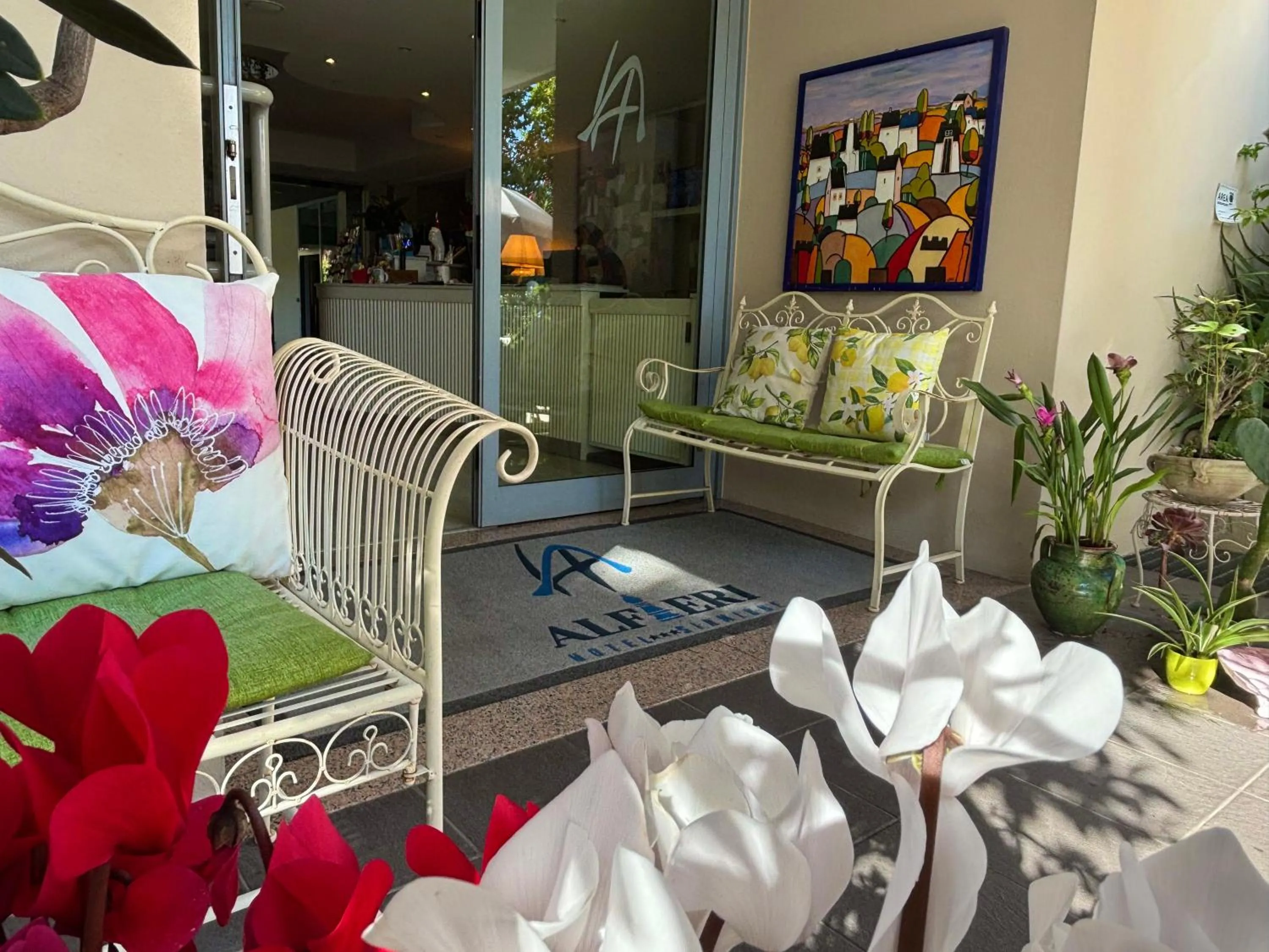 Garden in Hotel Alfieri