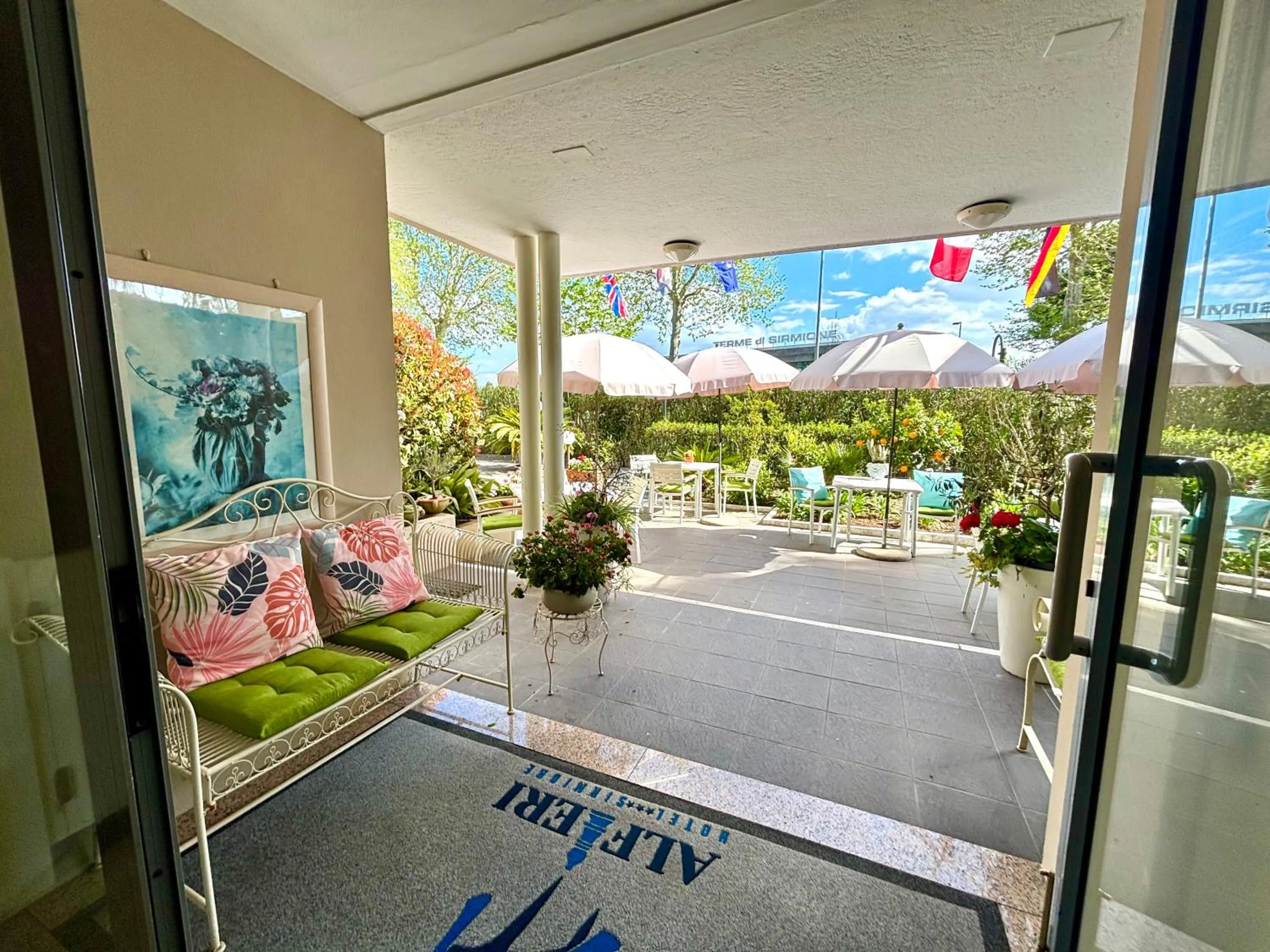 Garden in Hotel Alfieri