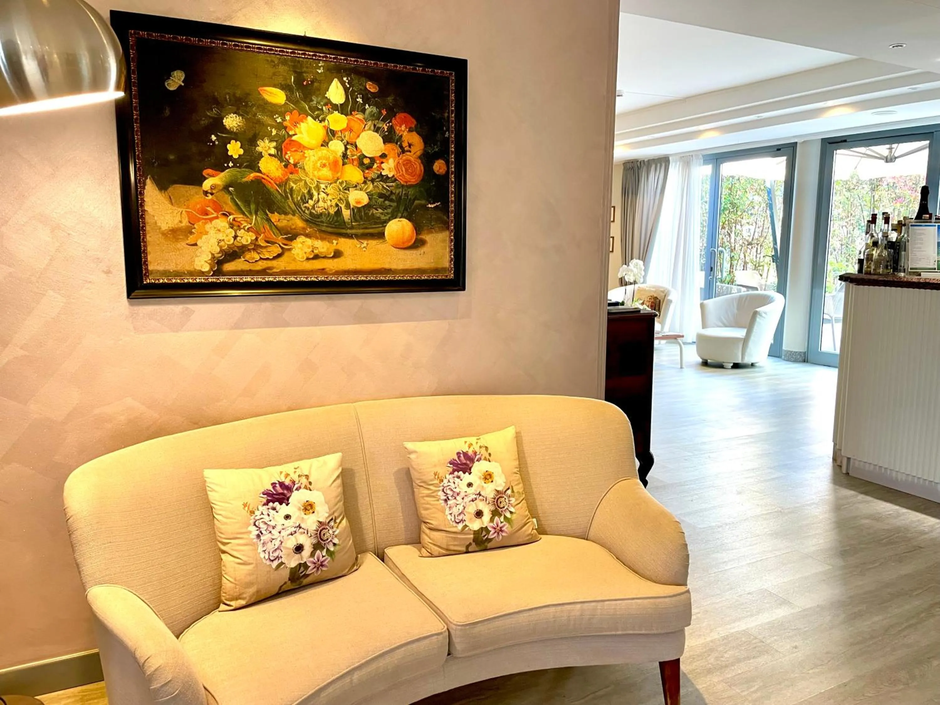 Lobby or reception in Hotel Alfieri