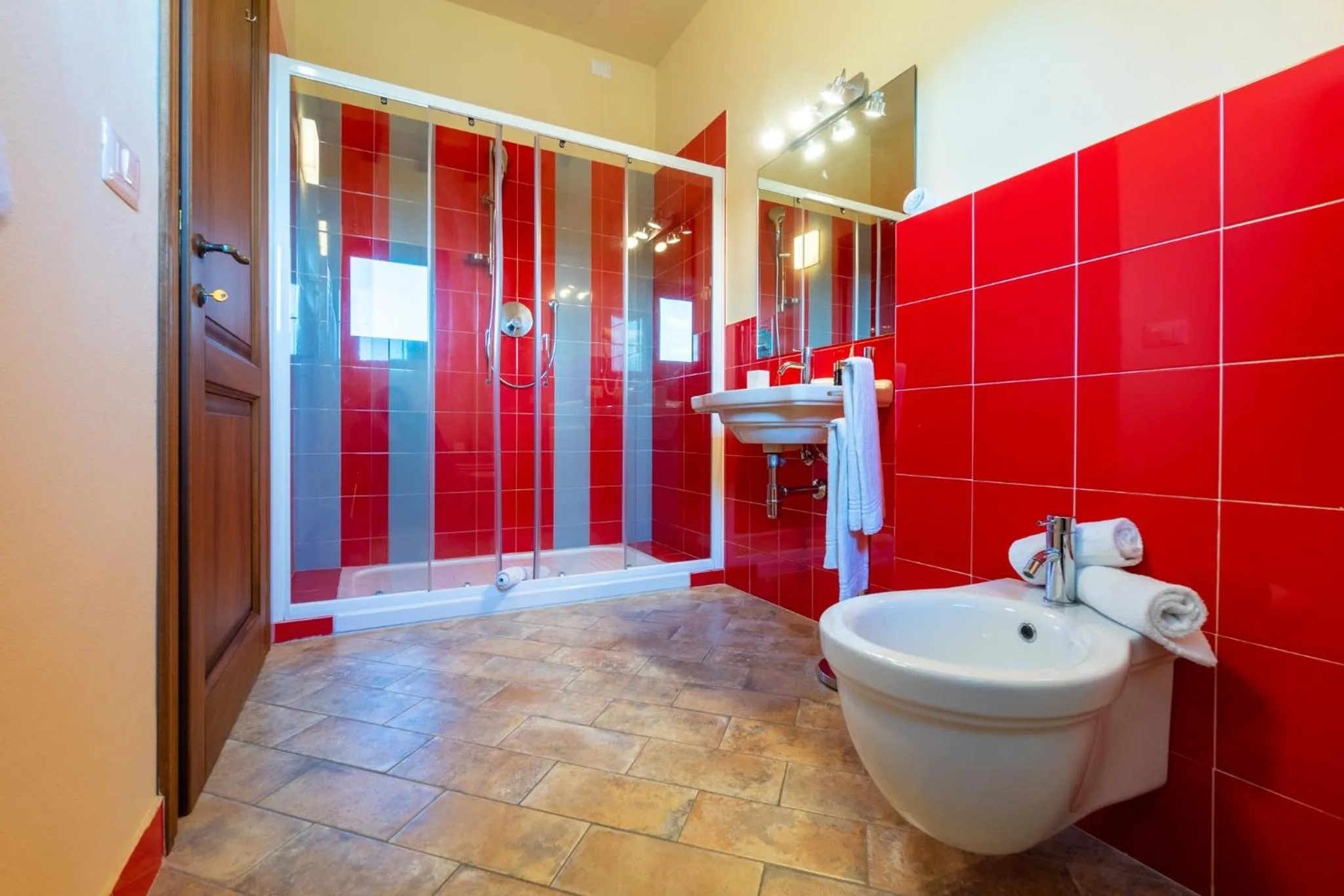 Shower in Boccioleto Resort - Place of Charme