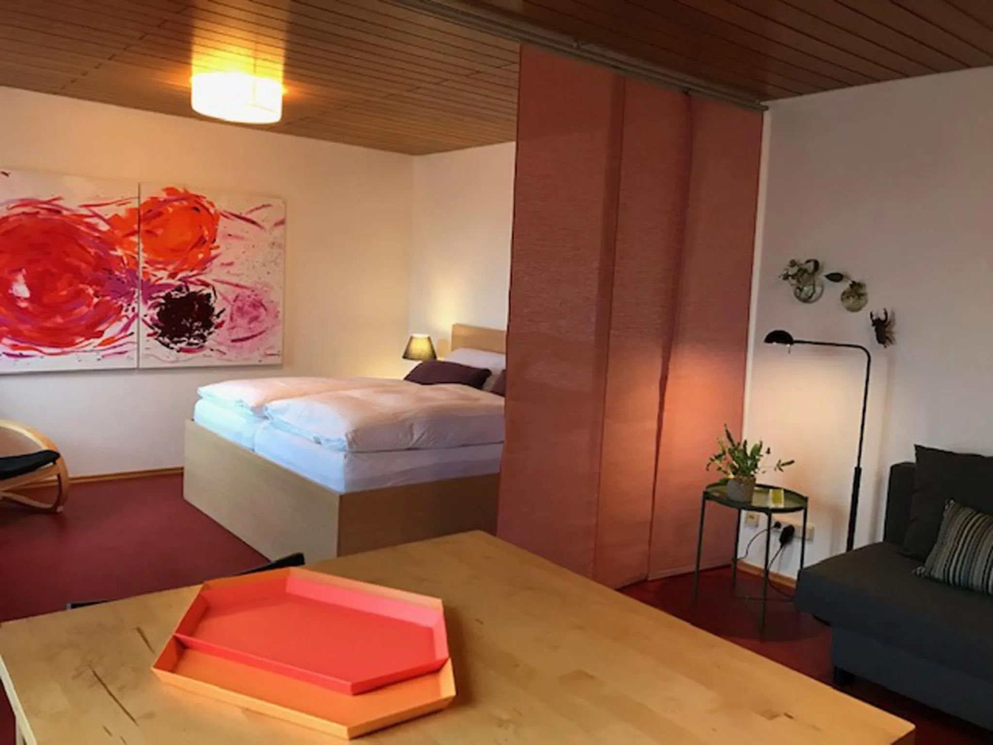 Bed in Hotel Eikamper Höhe