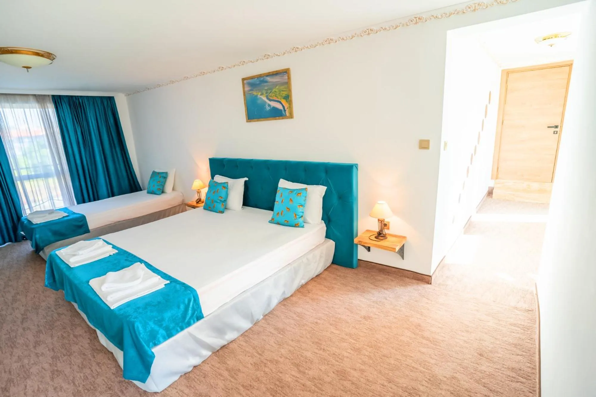 Photo of the whole room, Bed in Royal Calisto Hotel