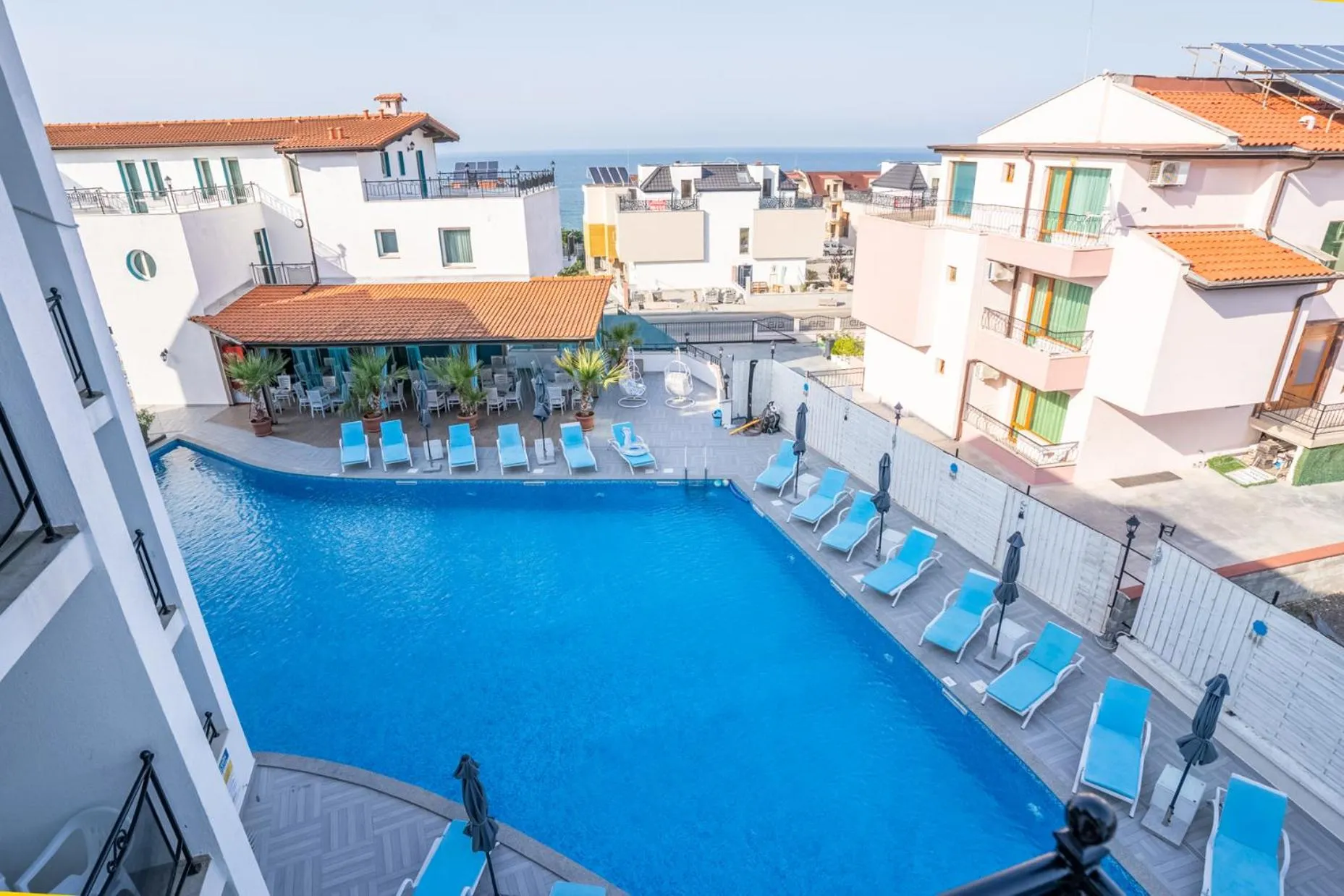 Pool view in Royal Calisto Hotel