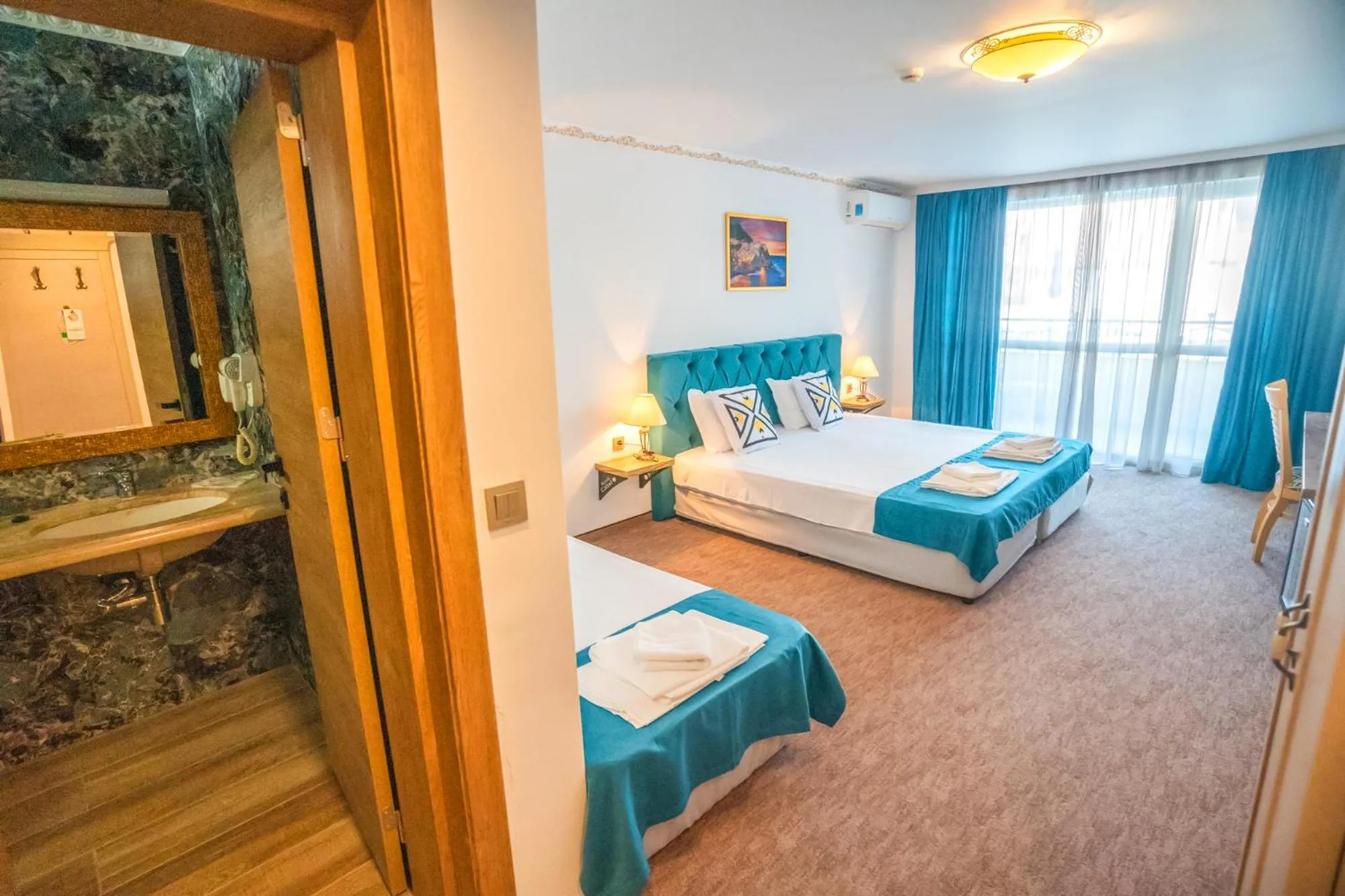 Photo of the whole room, Bed in Royal Calisto Hotel