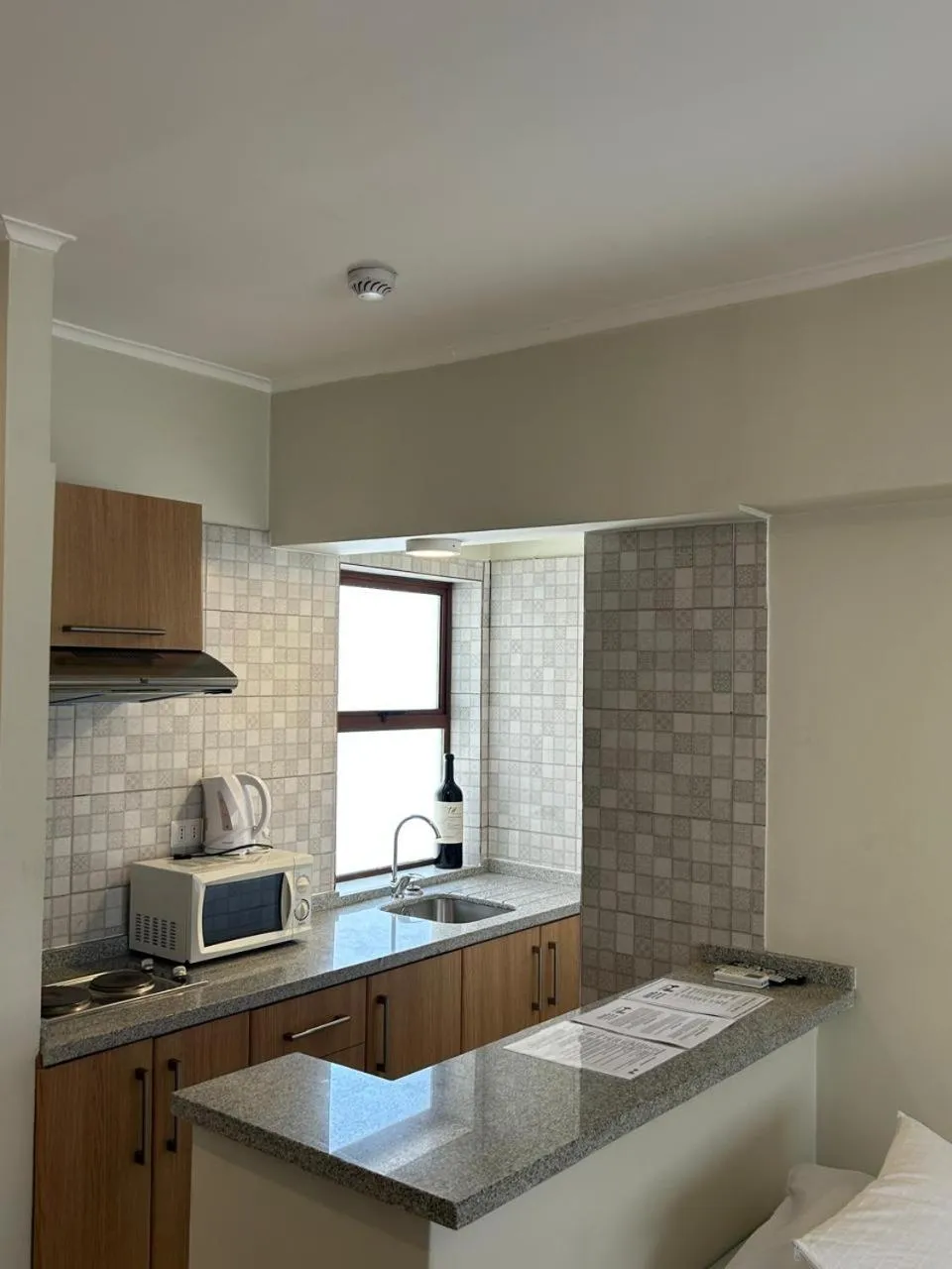 Kitchen or kitchenette in Hotel Plaza Ñuñoa