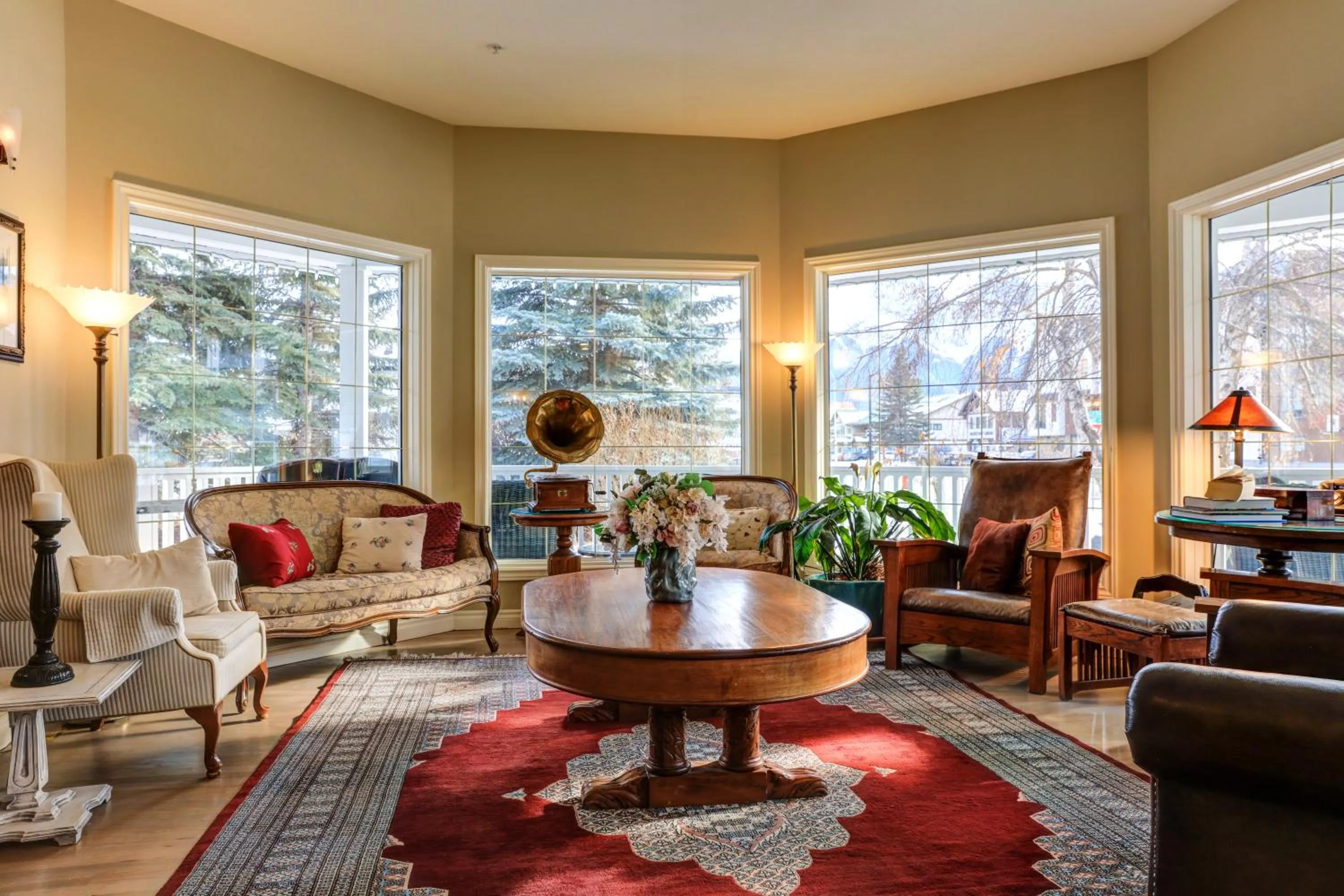 Living room in Lady MacDonald Country Inn