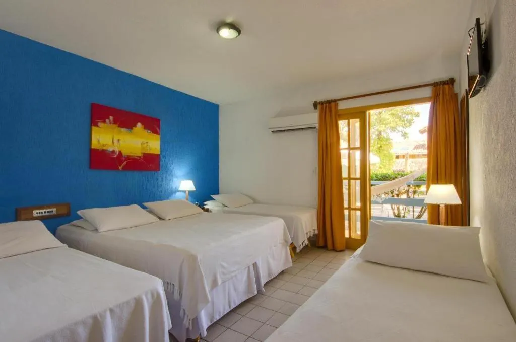 Bed in Hotel Estalagem Porto Seguro