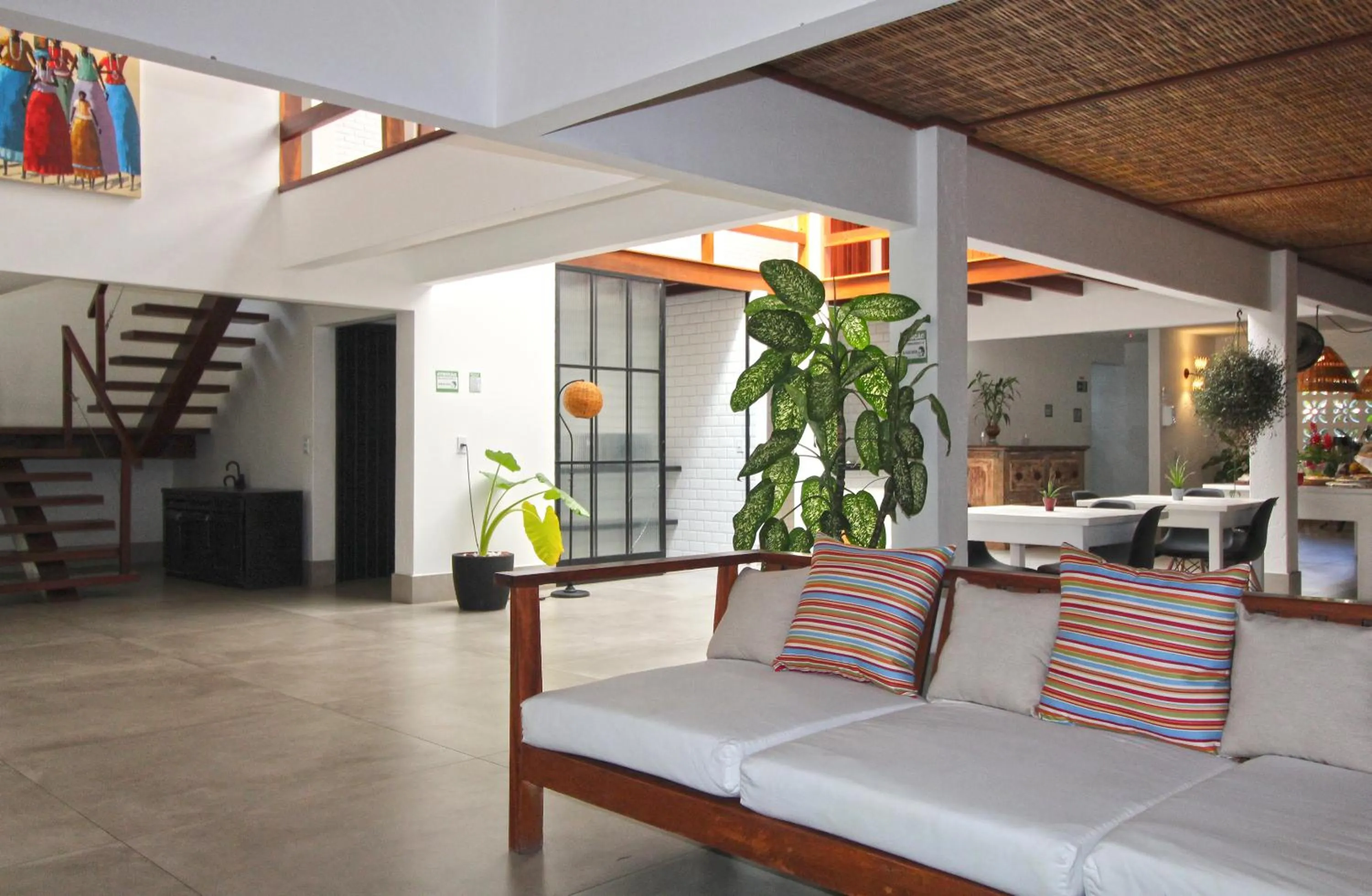 Lobby or reception in Pousada Cheiro Verde