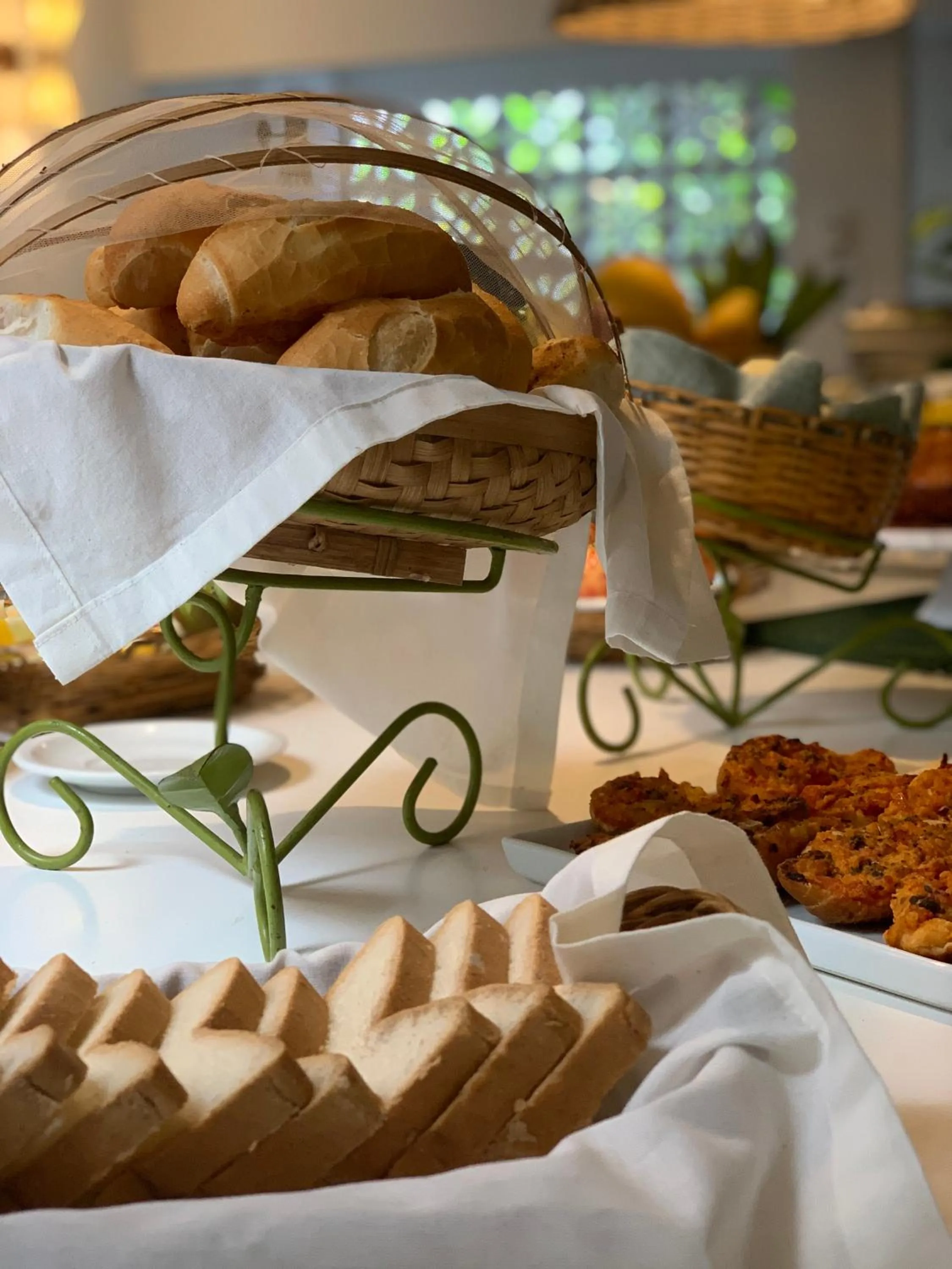 Buffet breakfast in Pousada Cheiro Verde