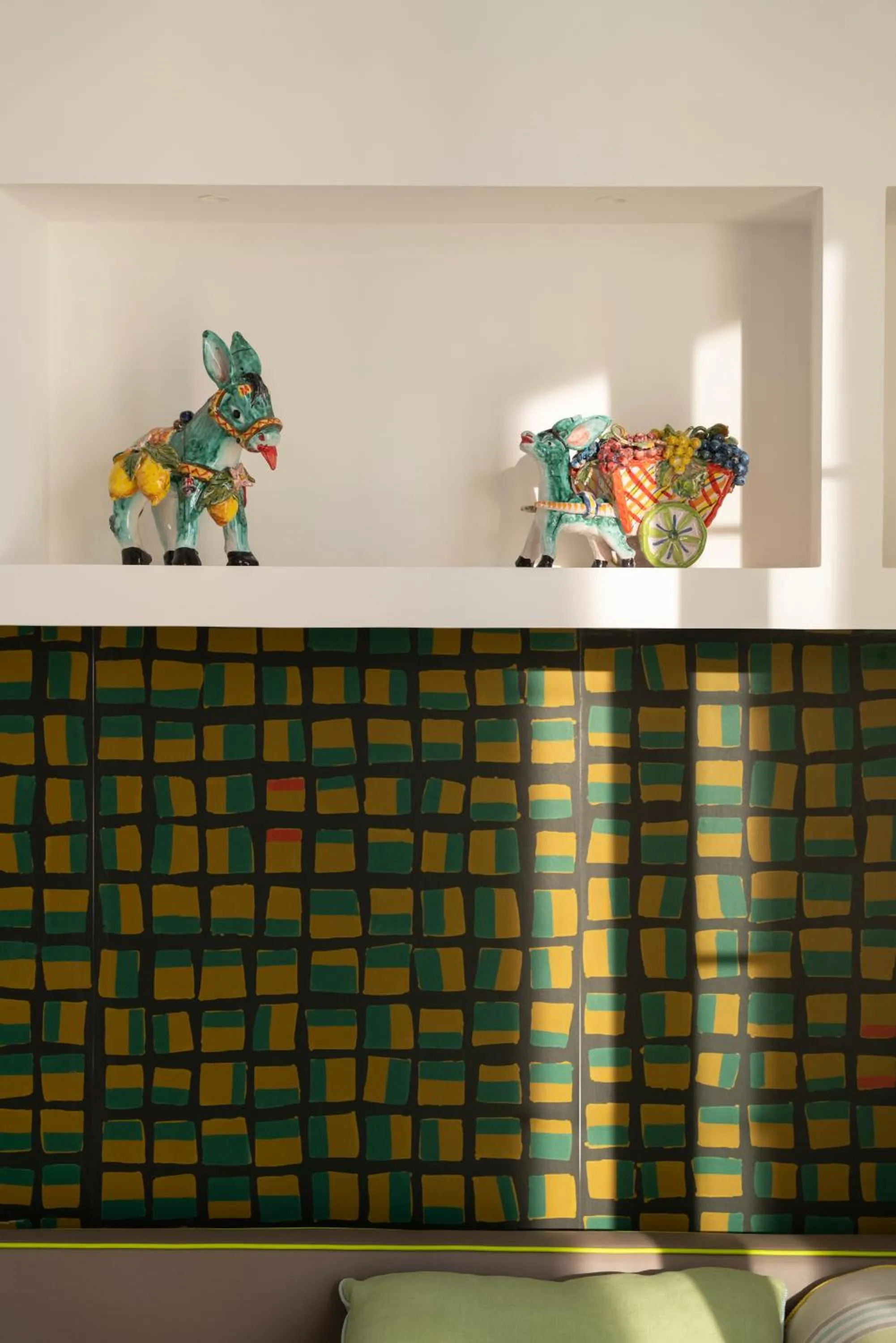 Decorative detail in Relais Palazzo del Barone