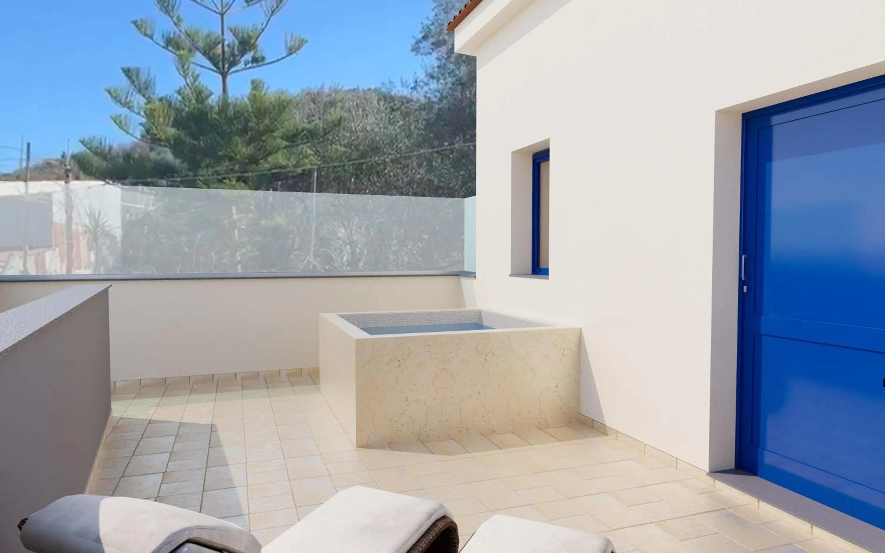 Patio in Relais Palazzo del Barone