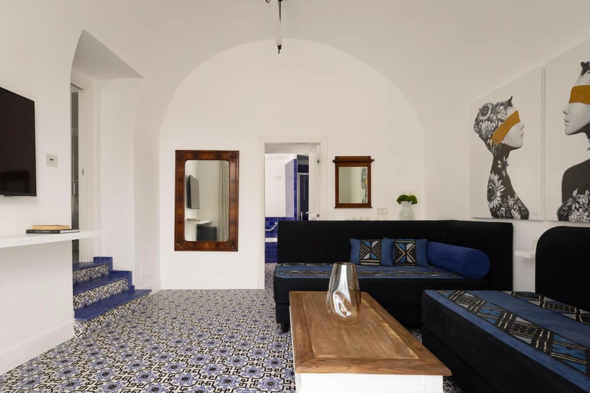 Living room in Relais Palazzo del Barone