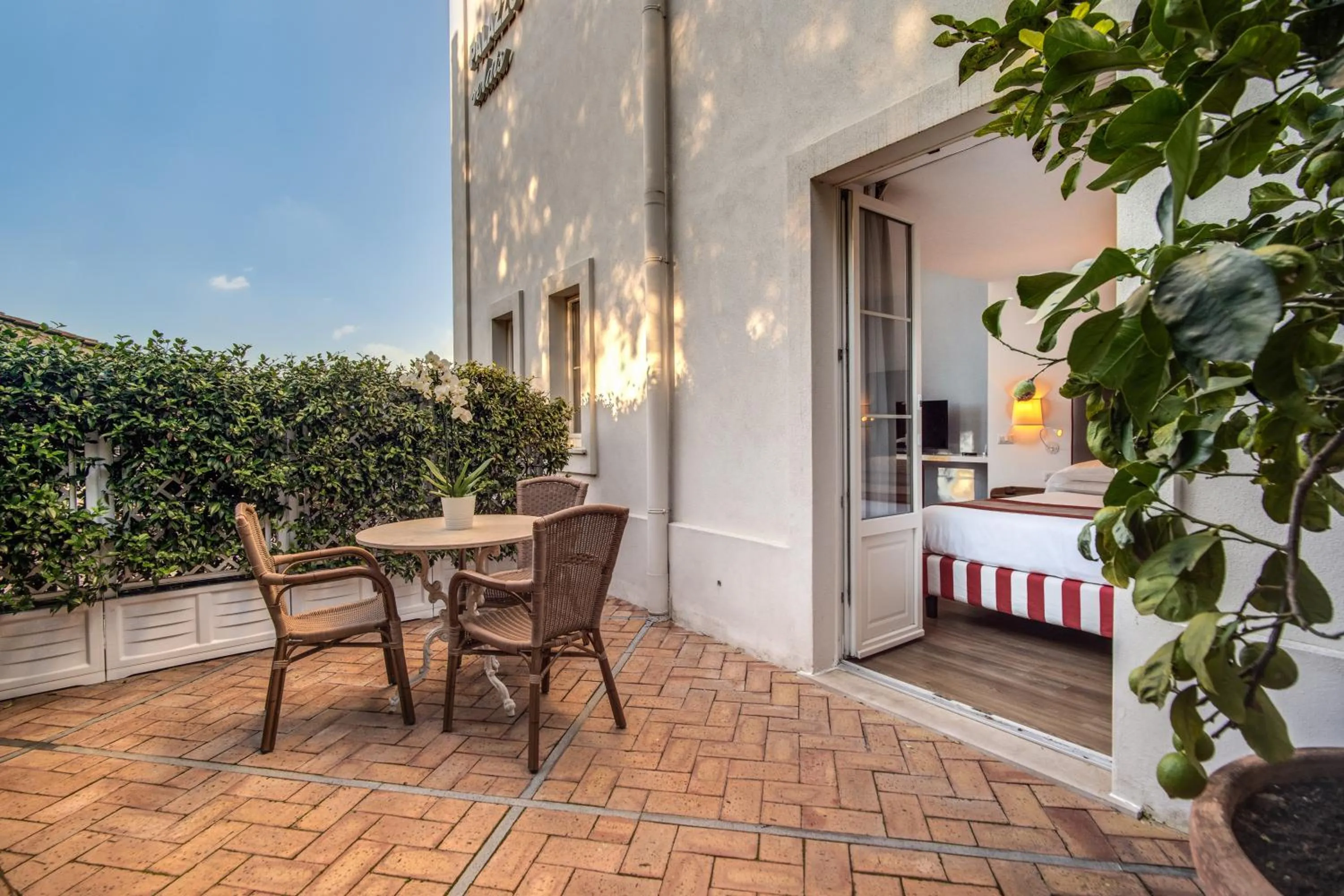 Patio in Relais Palazzo del Barone