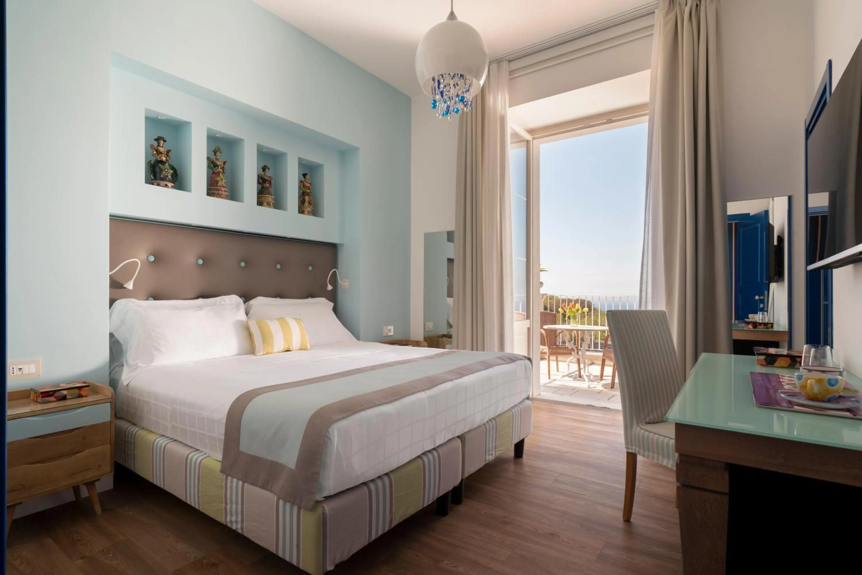 Bed in Relais Palazzo del Barone