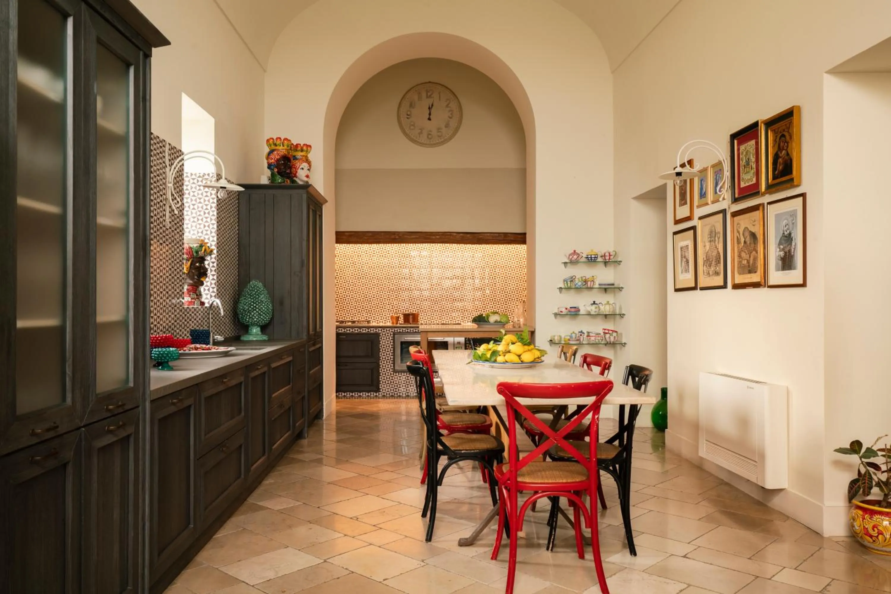 kitchen in Relais Palazzo del Barone