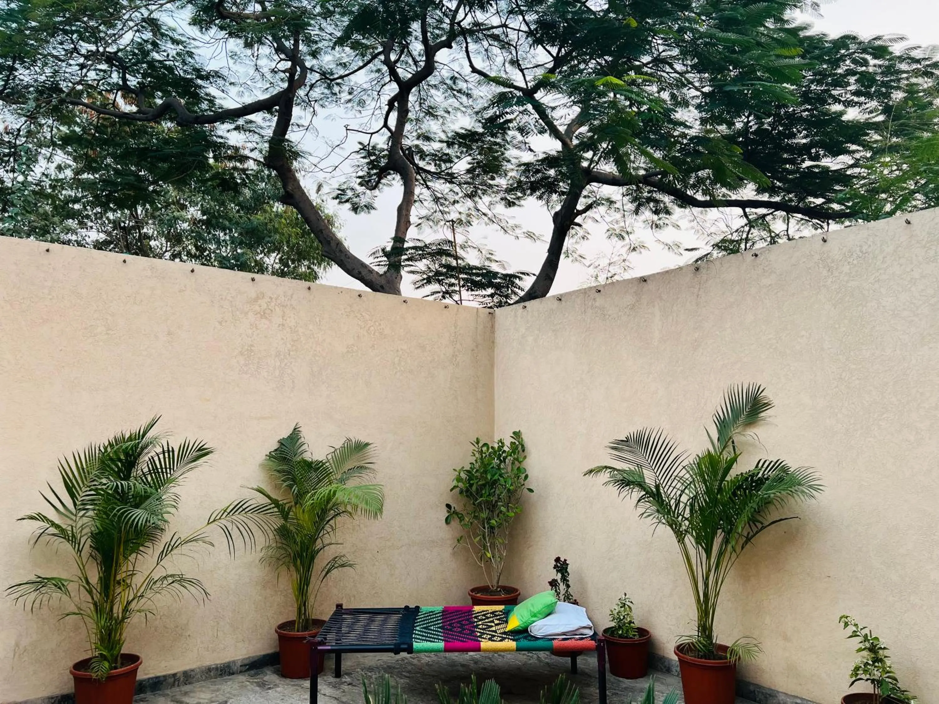 Patio in Gumaan Auberge