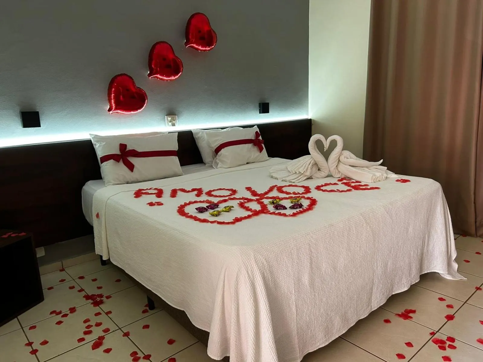 Bed in IPÊ PARK Convention Hotel