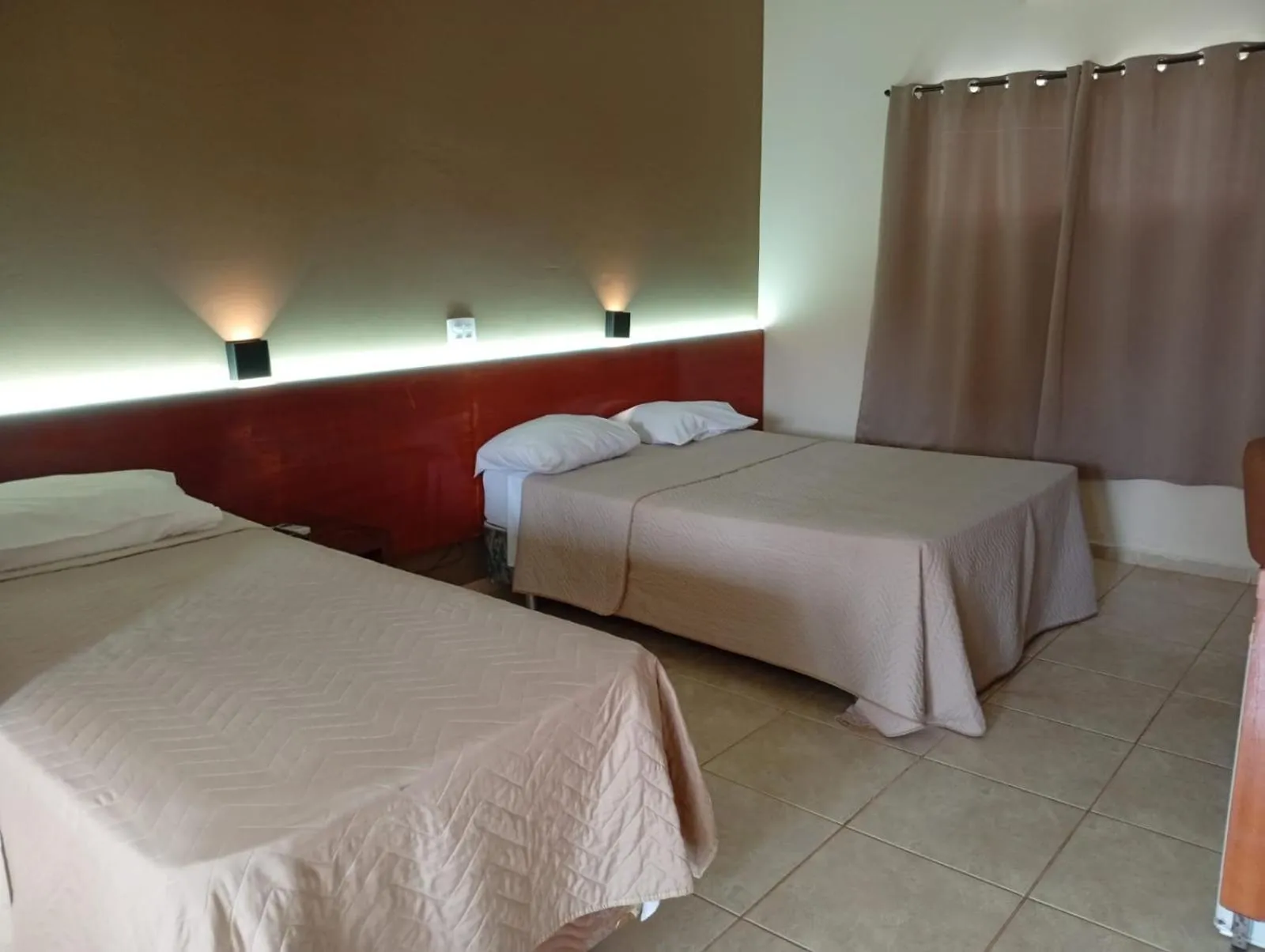 Bed in IPÊ PARK Convention Hotel