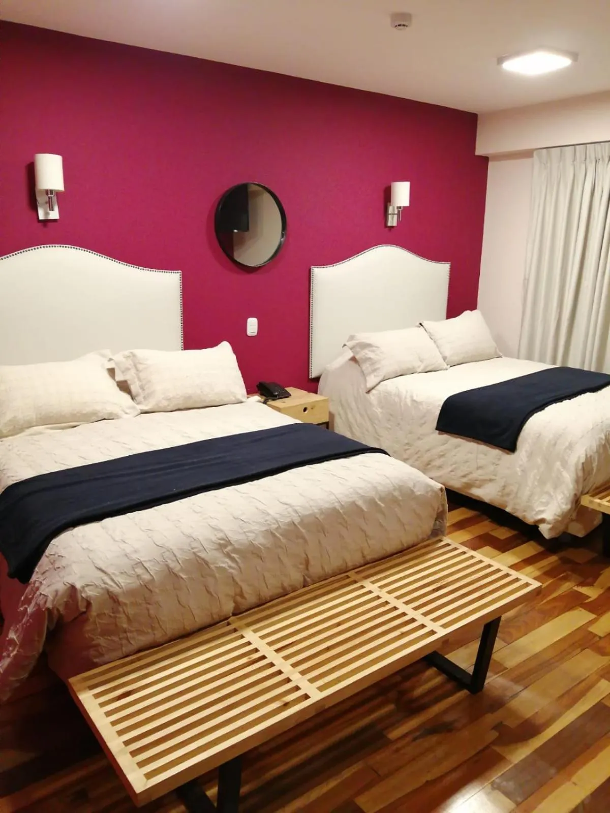 Bed in Anden Inca Hotel