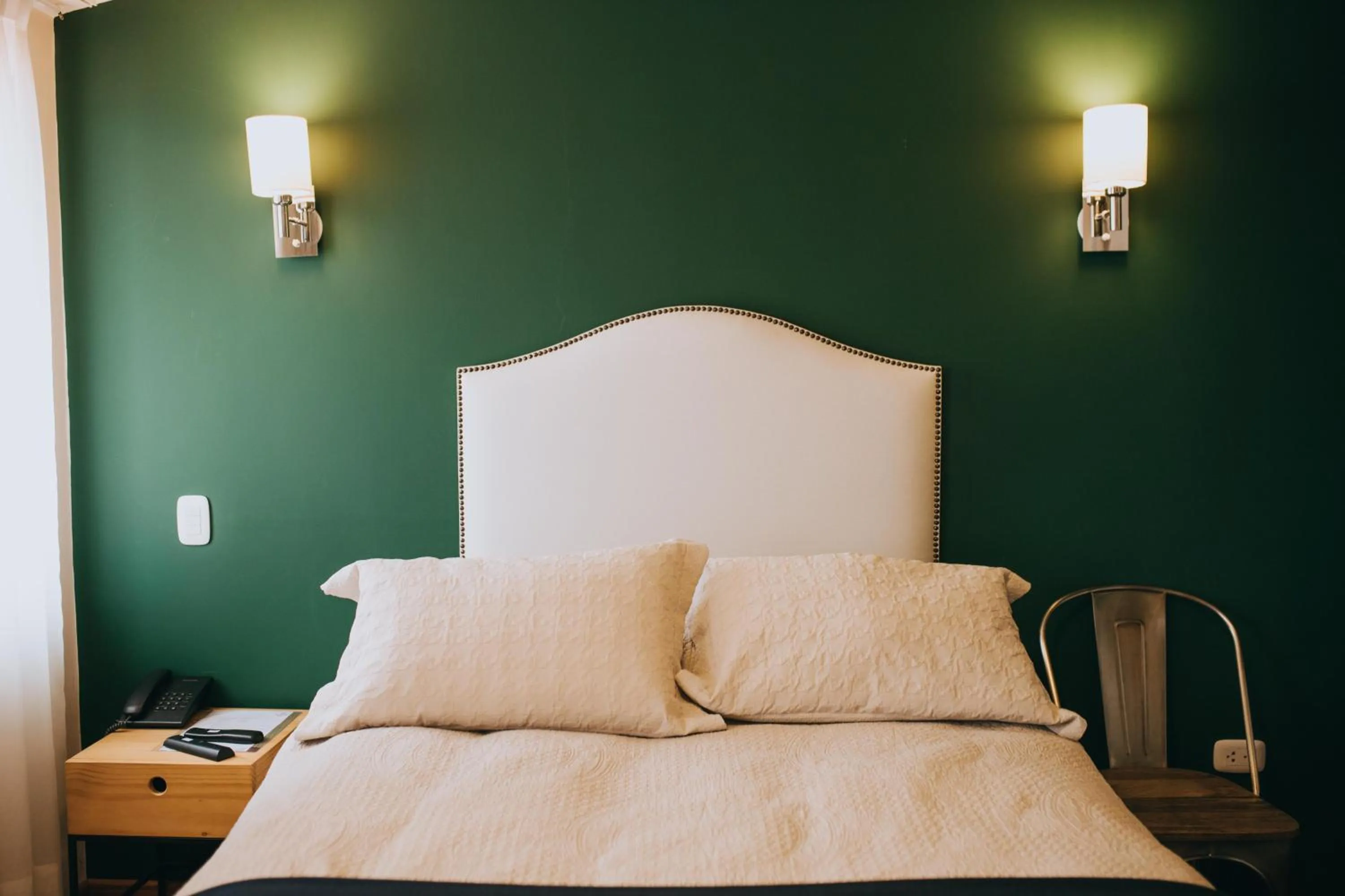 Bed in Anden Inca Hotel